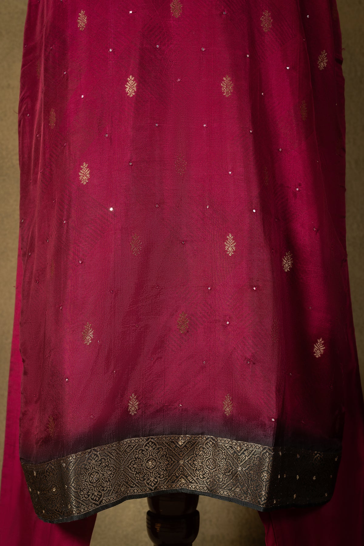 Magenta Silk Blend Readymade Set