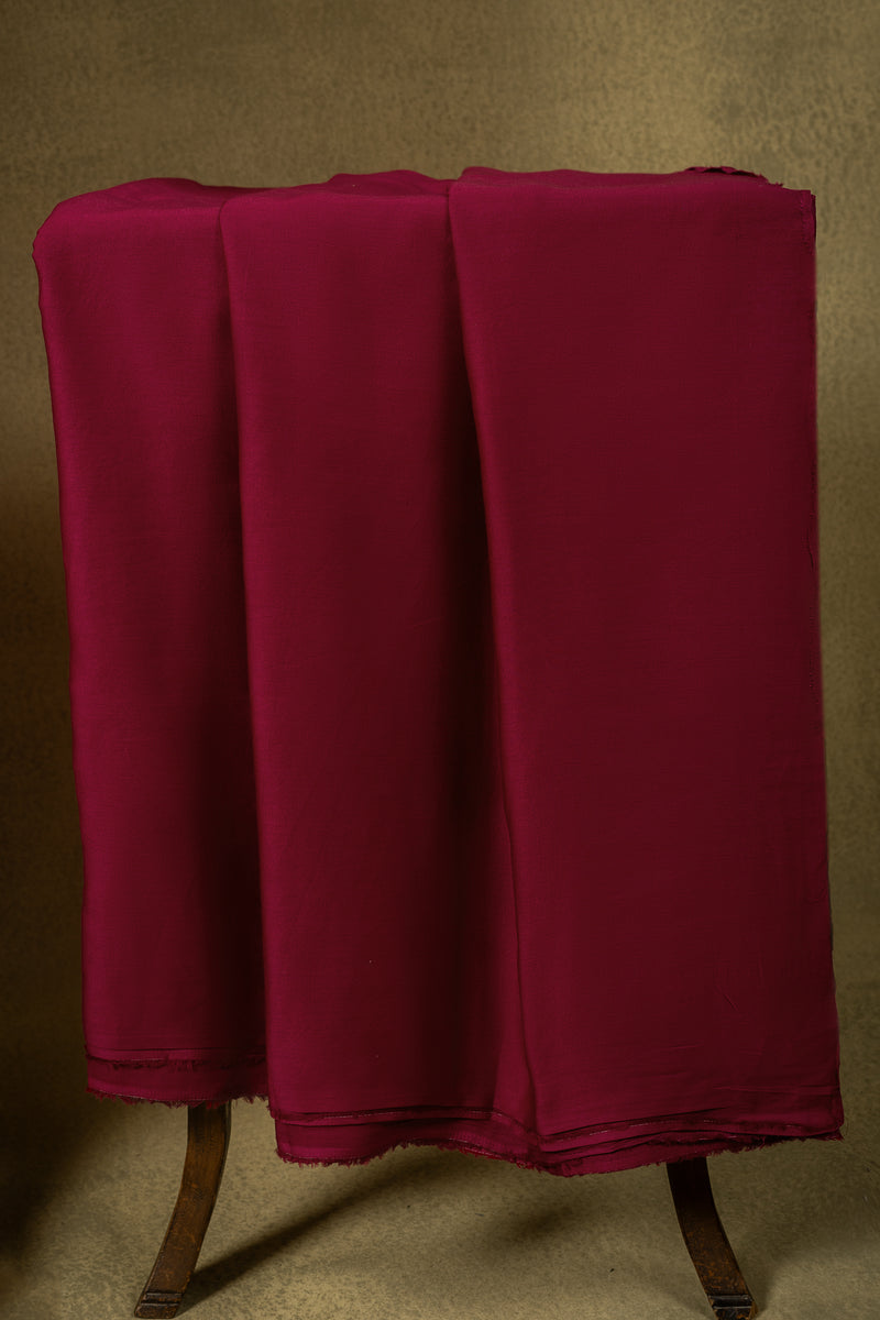 Deep Maroon Paisley Embroidered Mul Unstitched Suit Sterling House