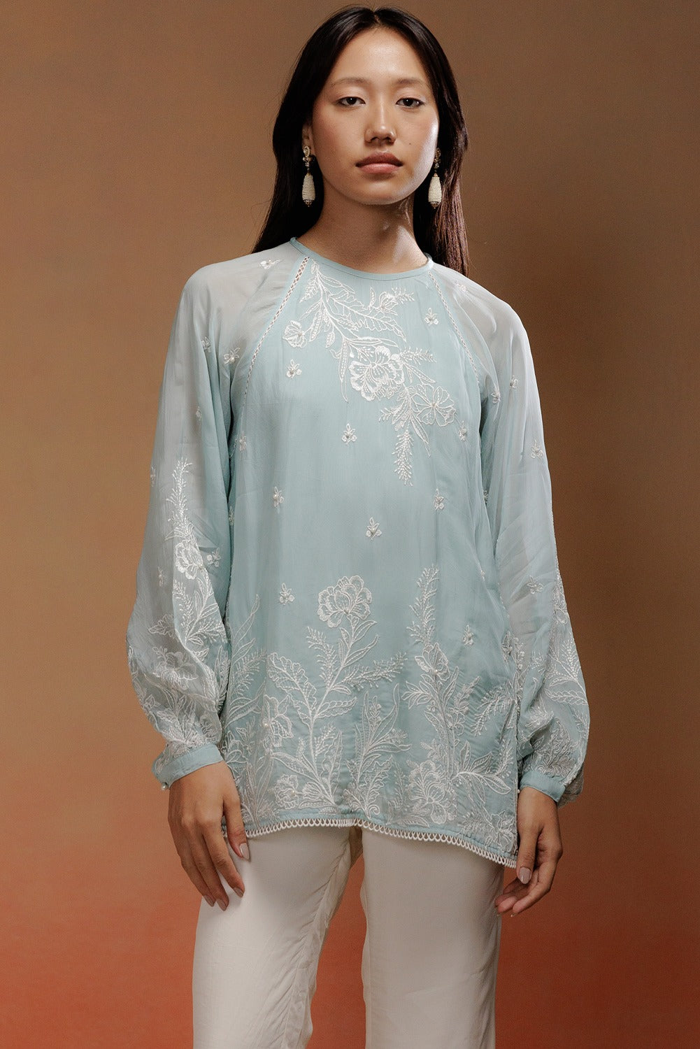Arzoo Top- Blue Sterling House