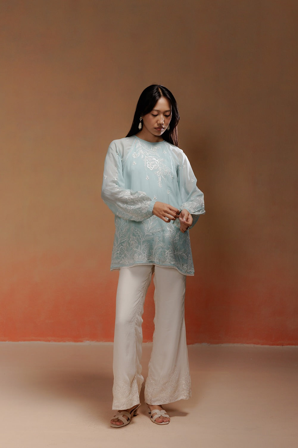 Arzoo Top- Blue Sterling House