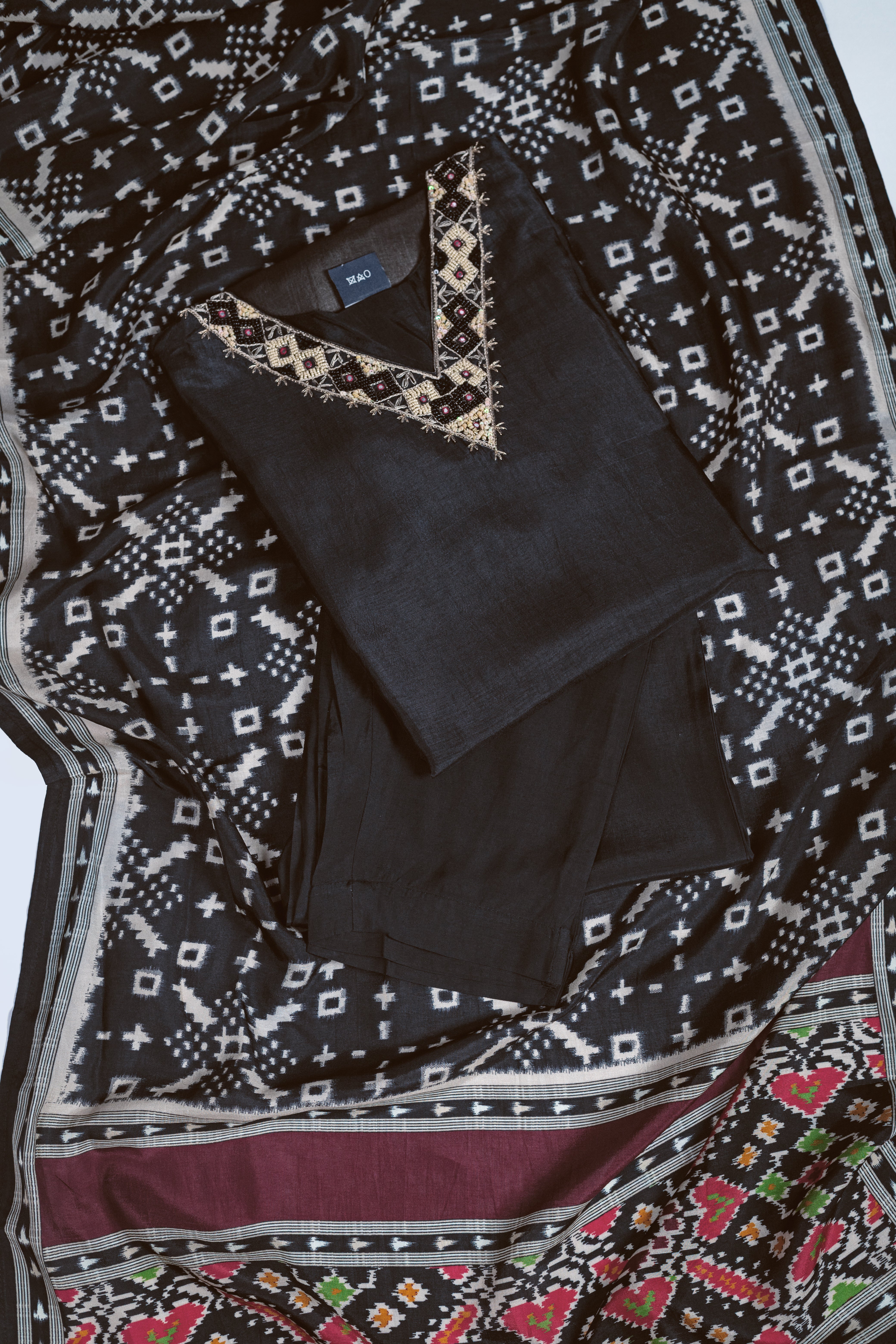 Luxe Black Ombre Suit Set