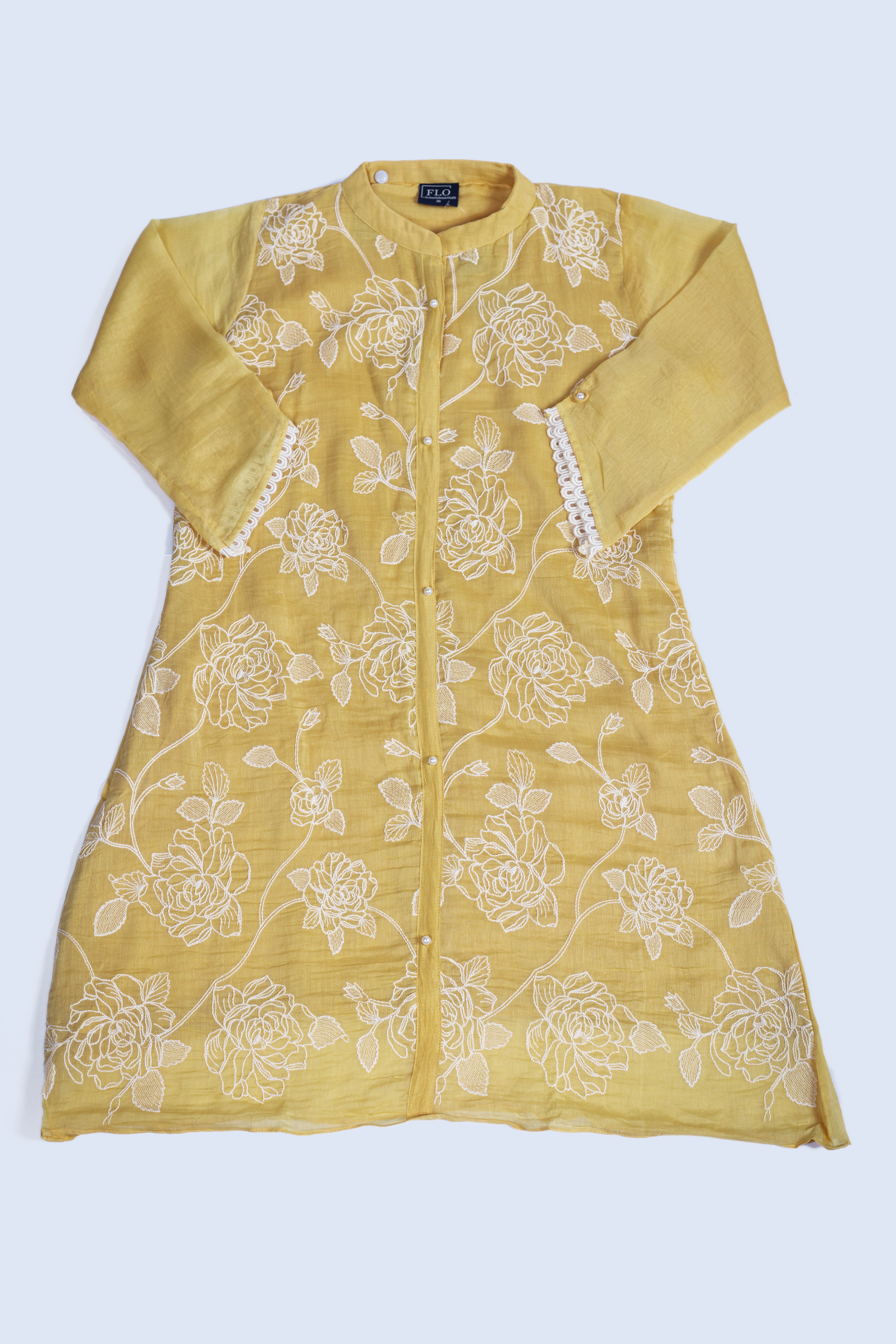 Roze Embroidery Readymade Co - ord Set