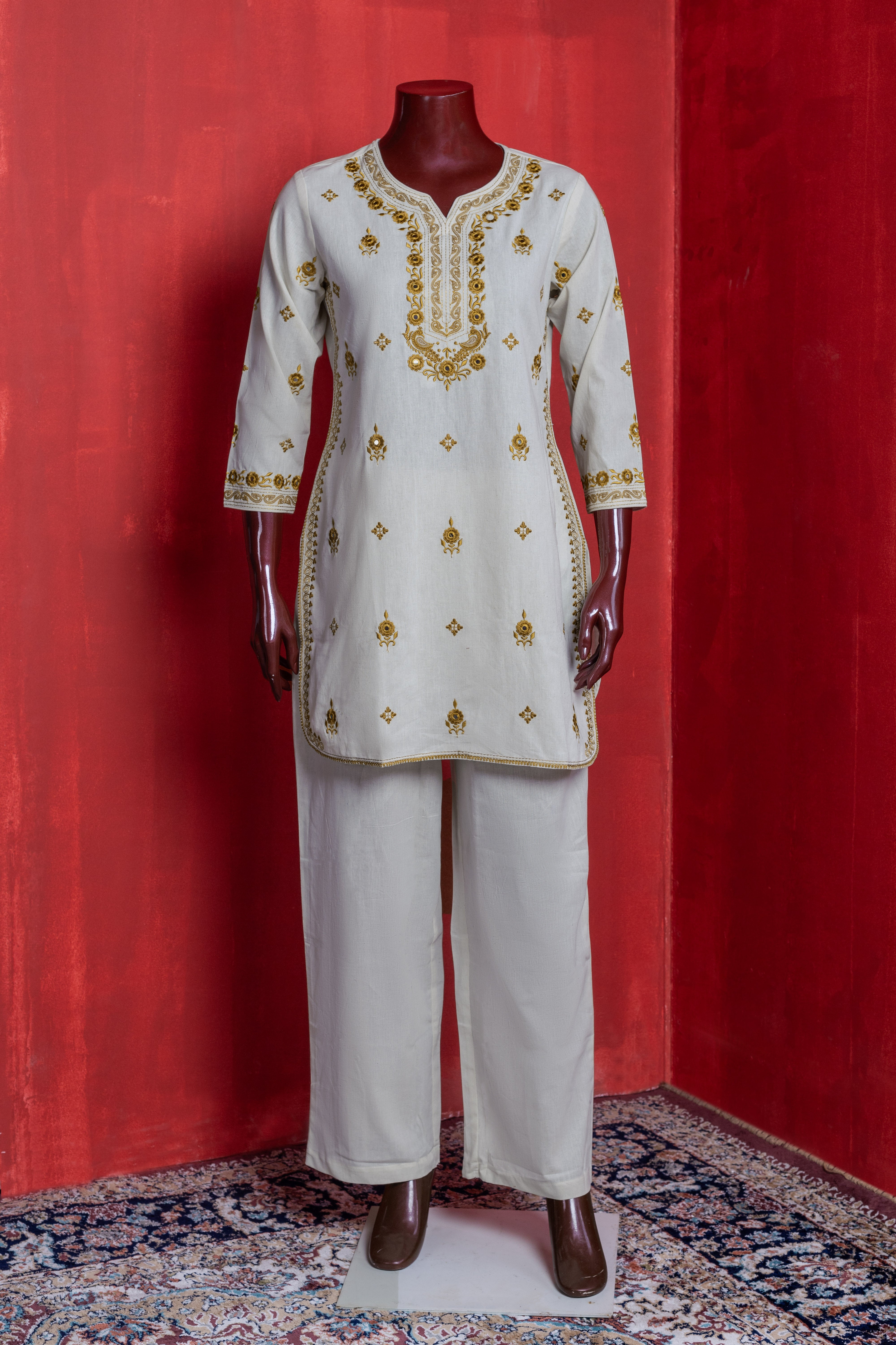 Afreen Cotton Readymade Co-ord Set