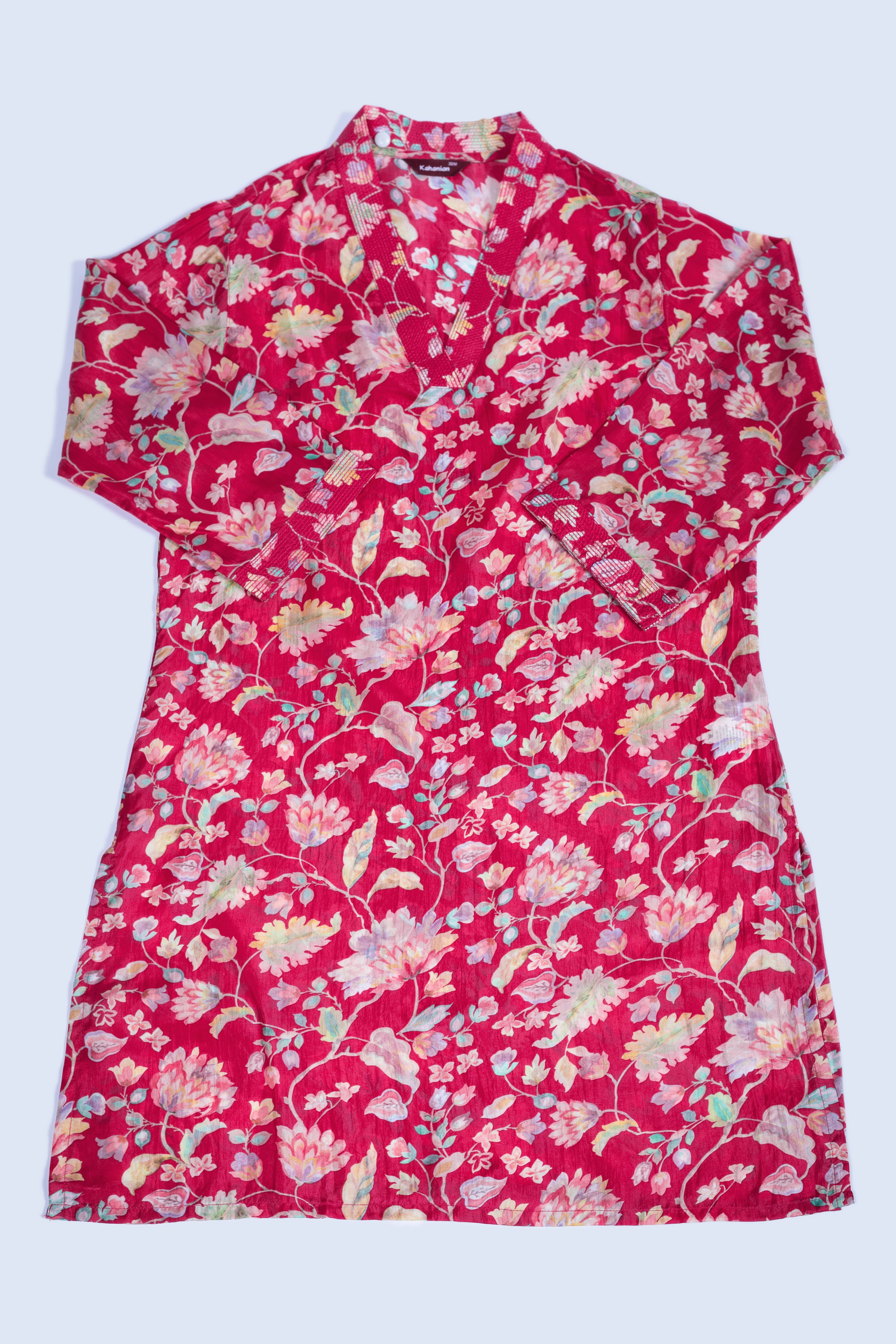 Afreen Pink Floral Print Set