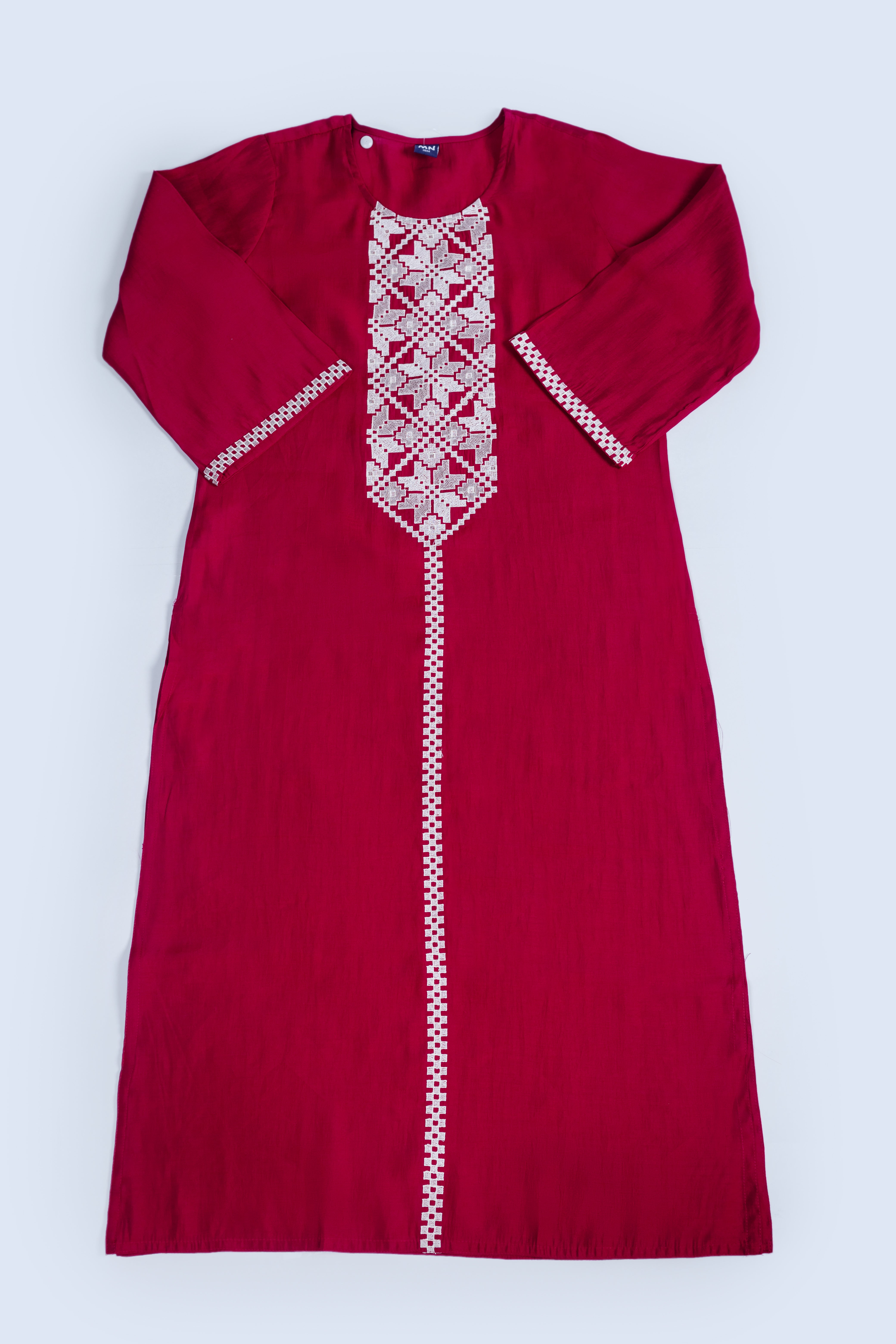 Afreen Dark Red Muslin Set