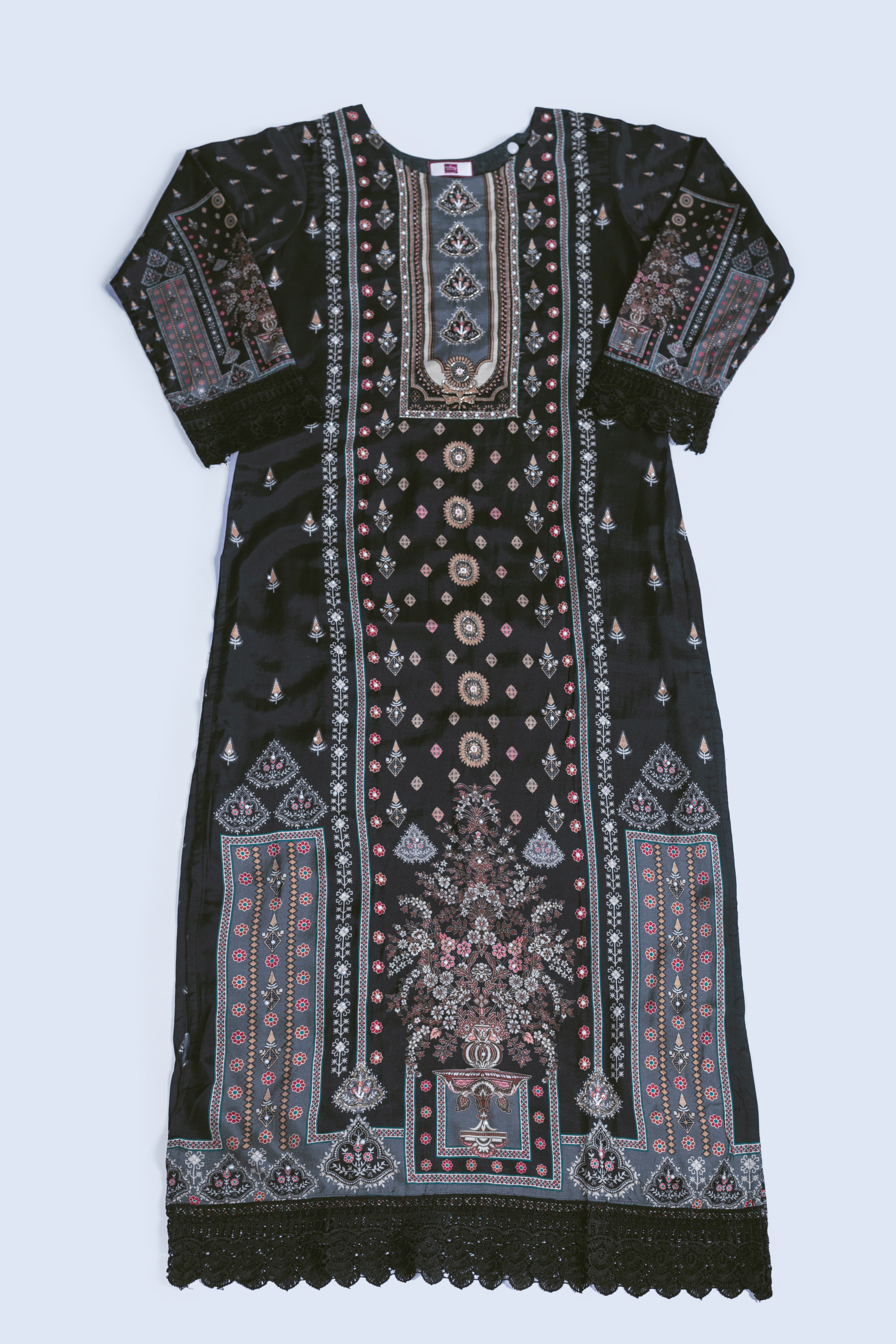 Afreen Muslin Black Suit set