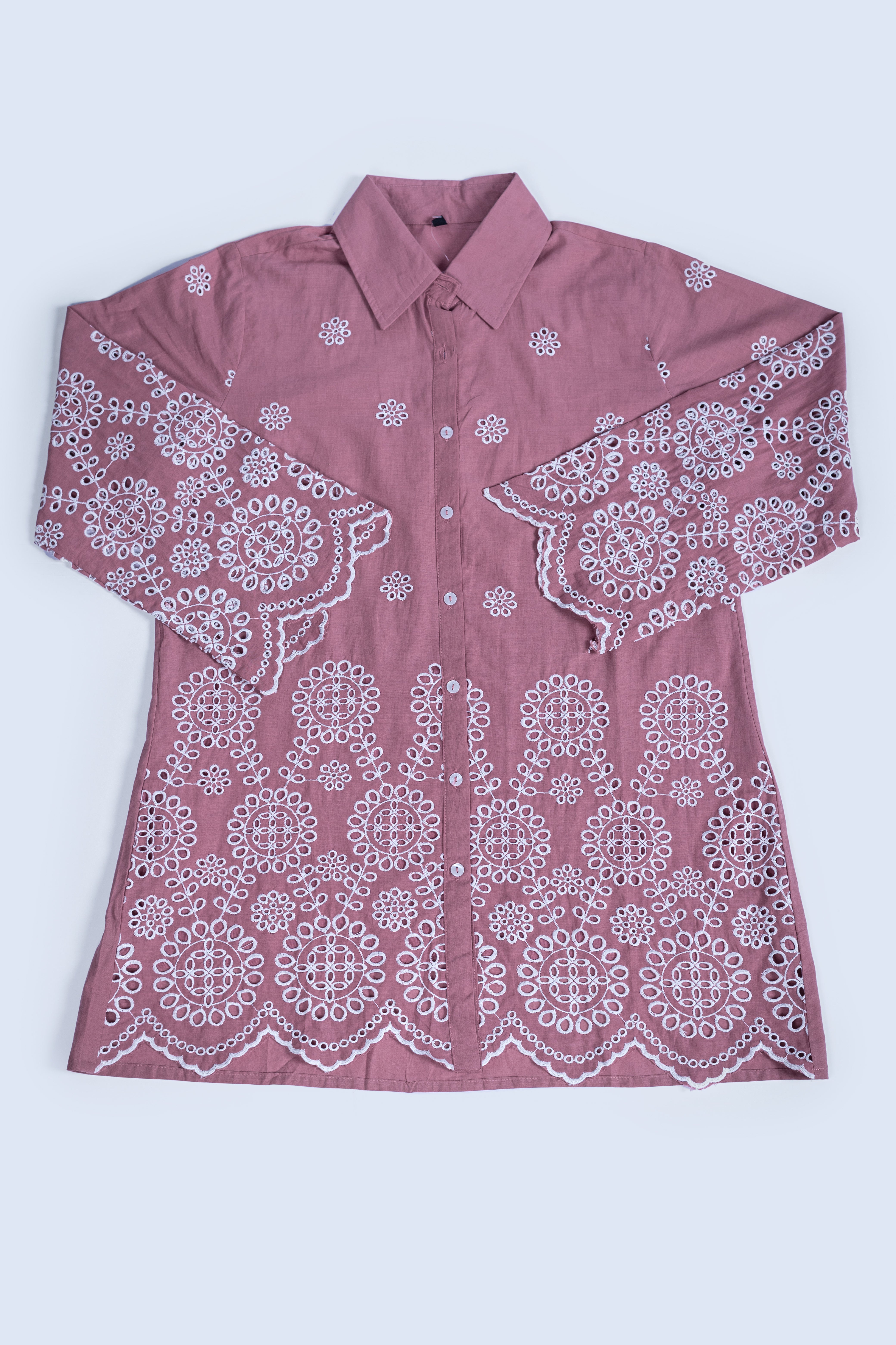 Anokhi Pink Cotton Co-ord Set