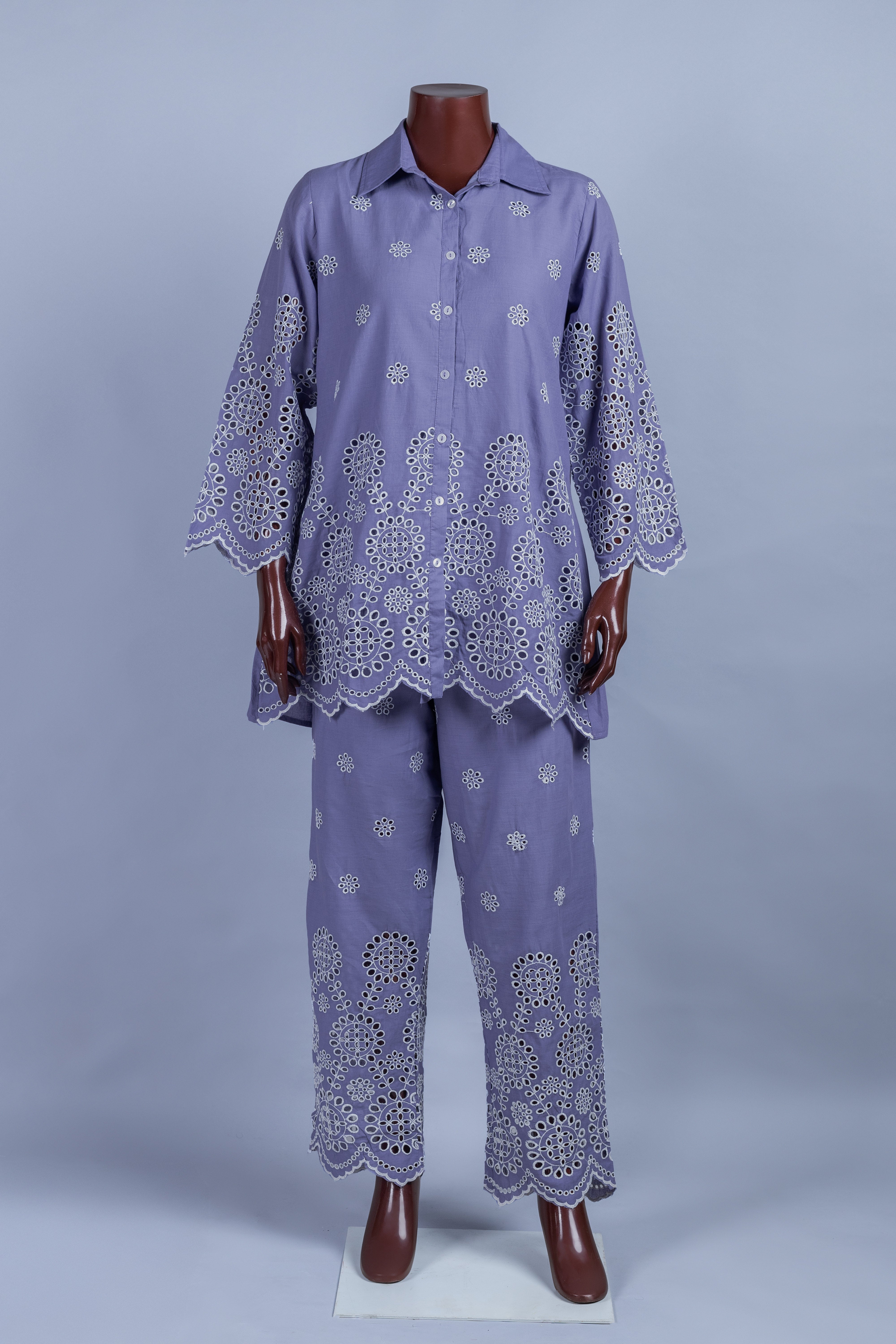 Anokhi Lilac Co-ord Set