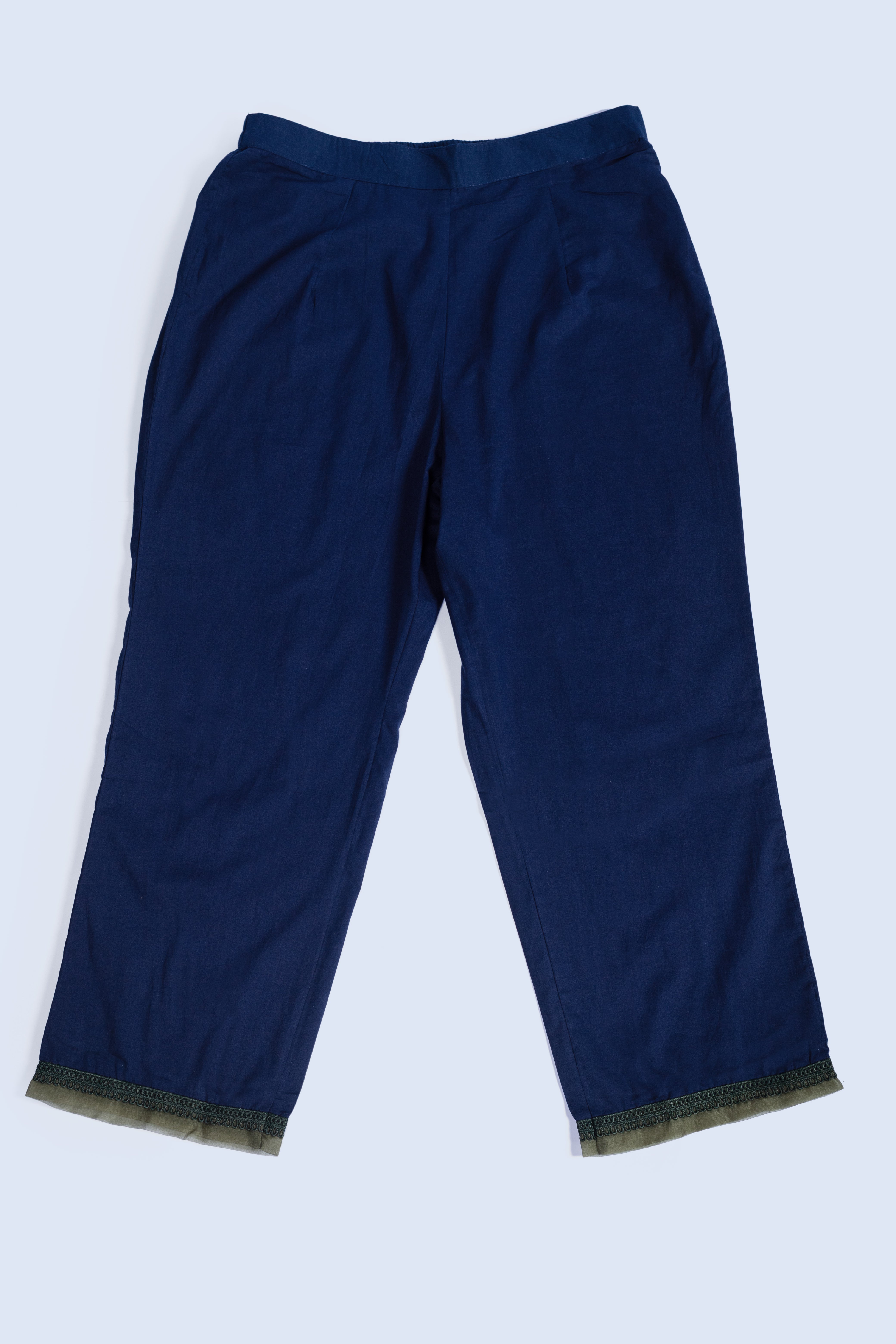 Afreen Blue Floral print Readymade Suit Set