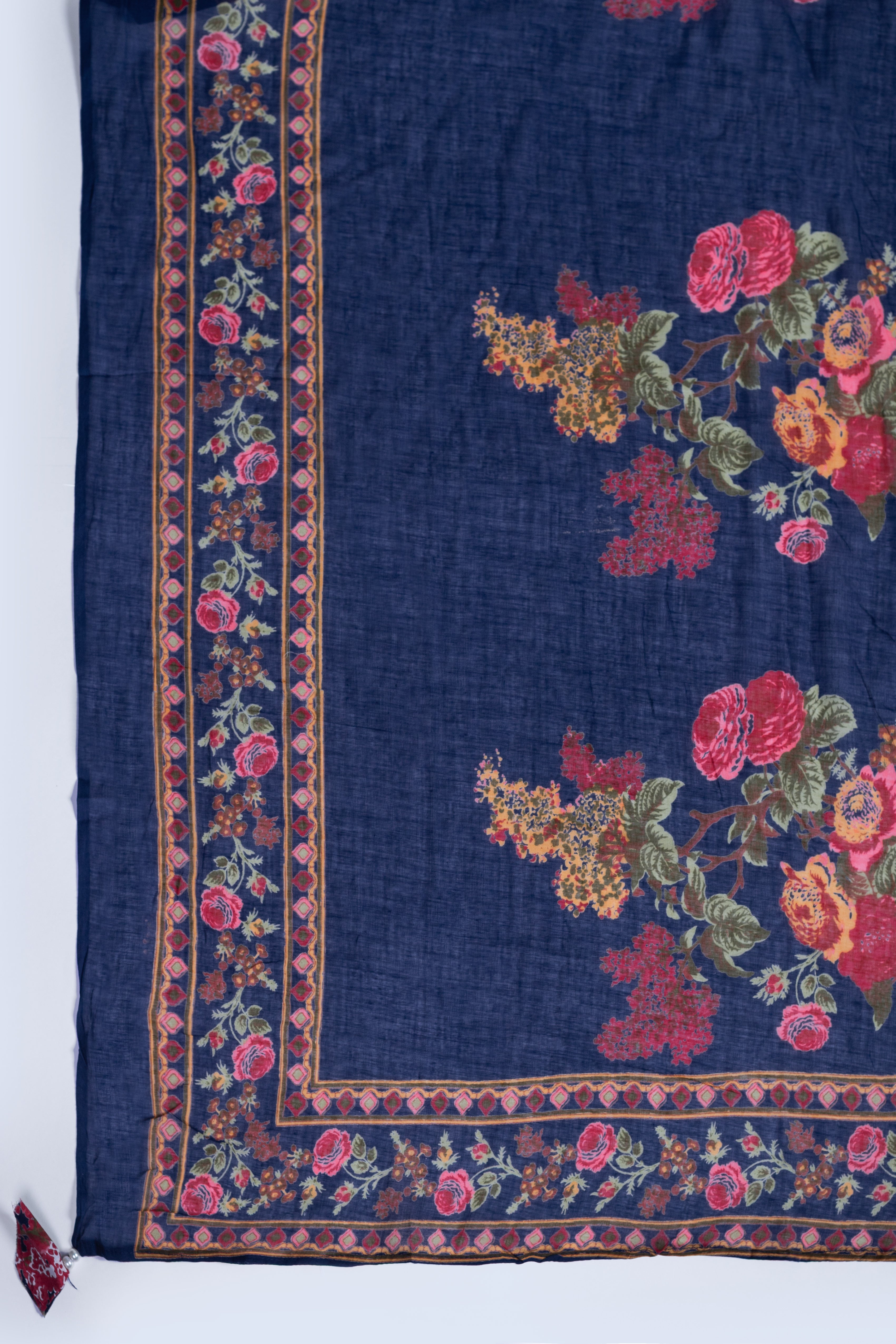 Afreen Blue Floral print Readymade Suit Set