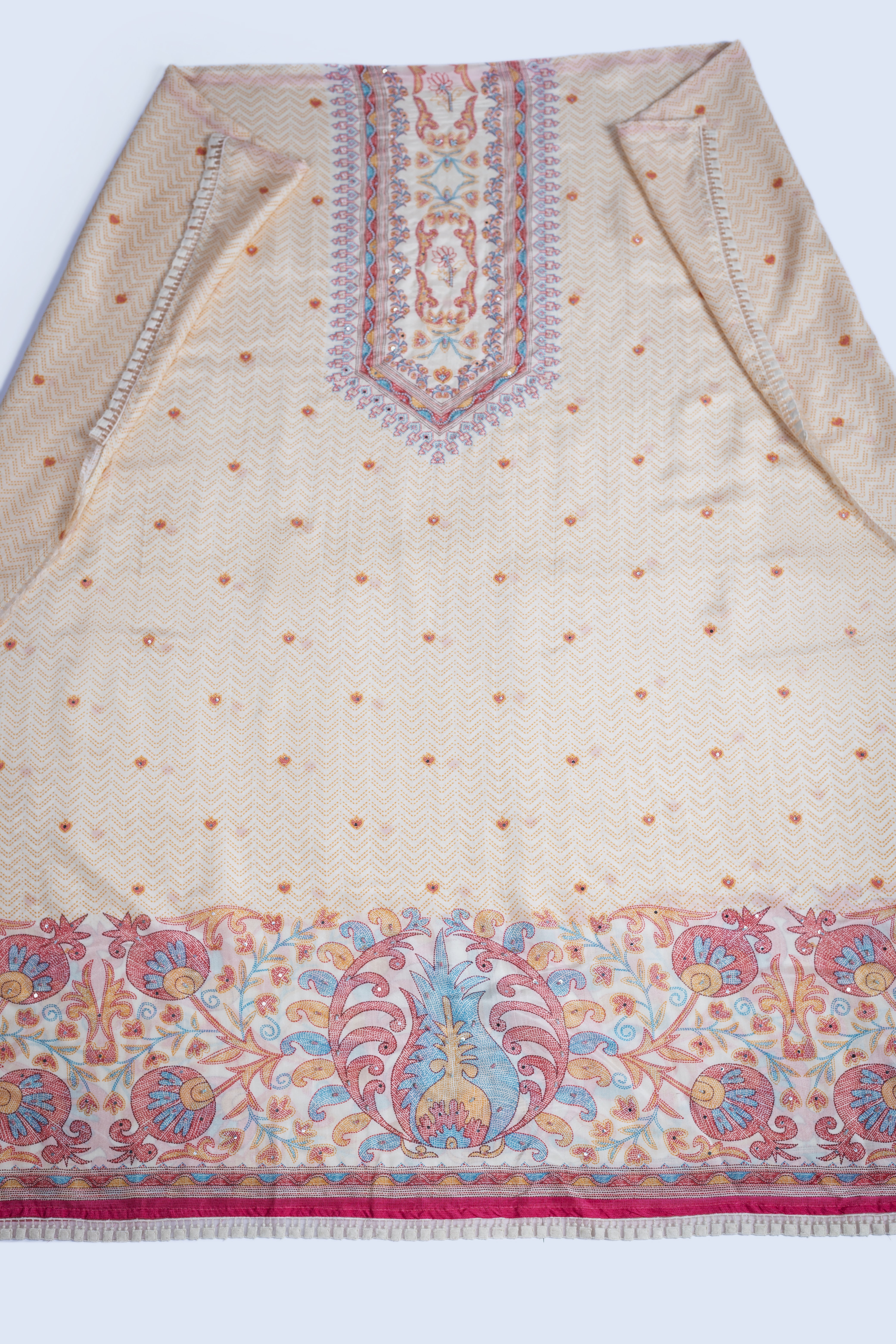 Anokhi Ivory Printed suit set