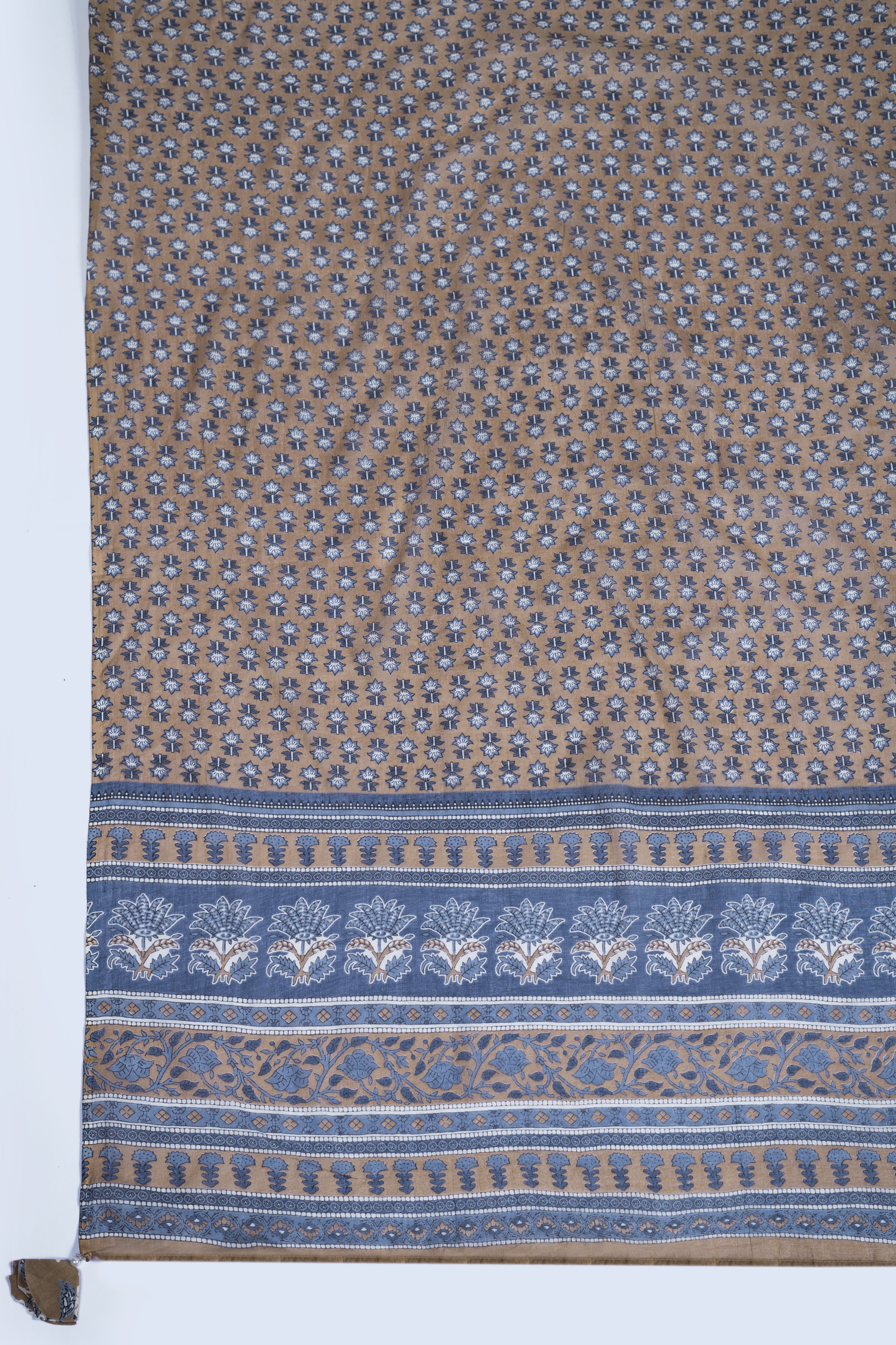 Roze Brown Floral Print Suit Set