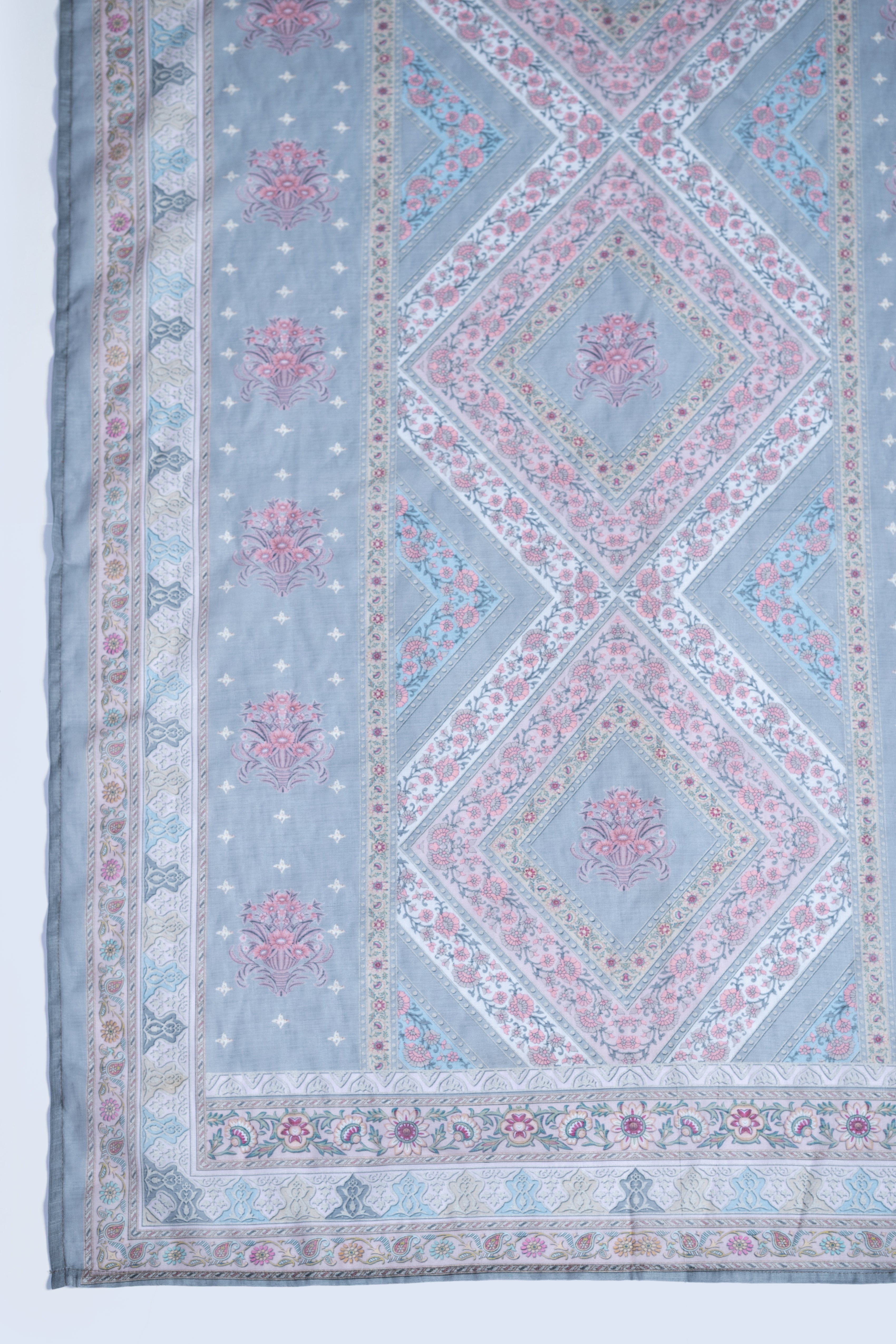 Anokhi Printed Floral Unstitched Suit Set