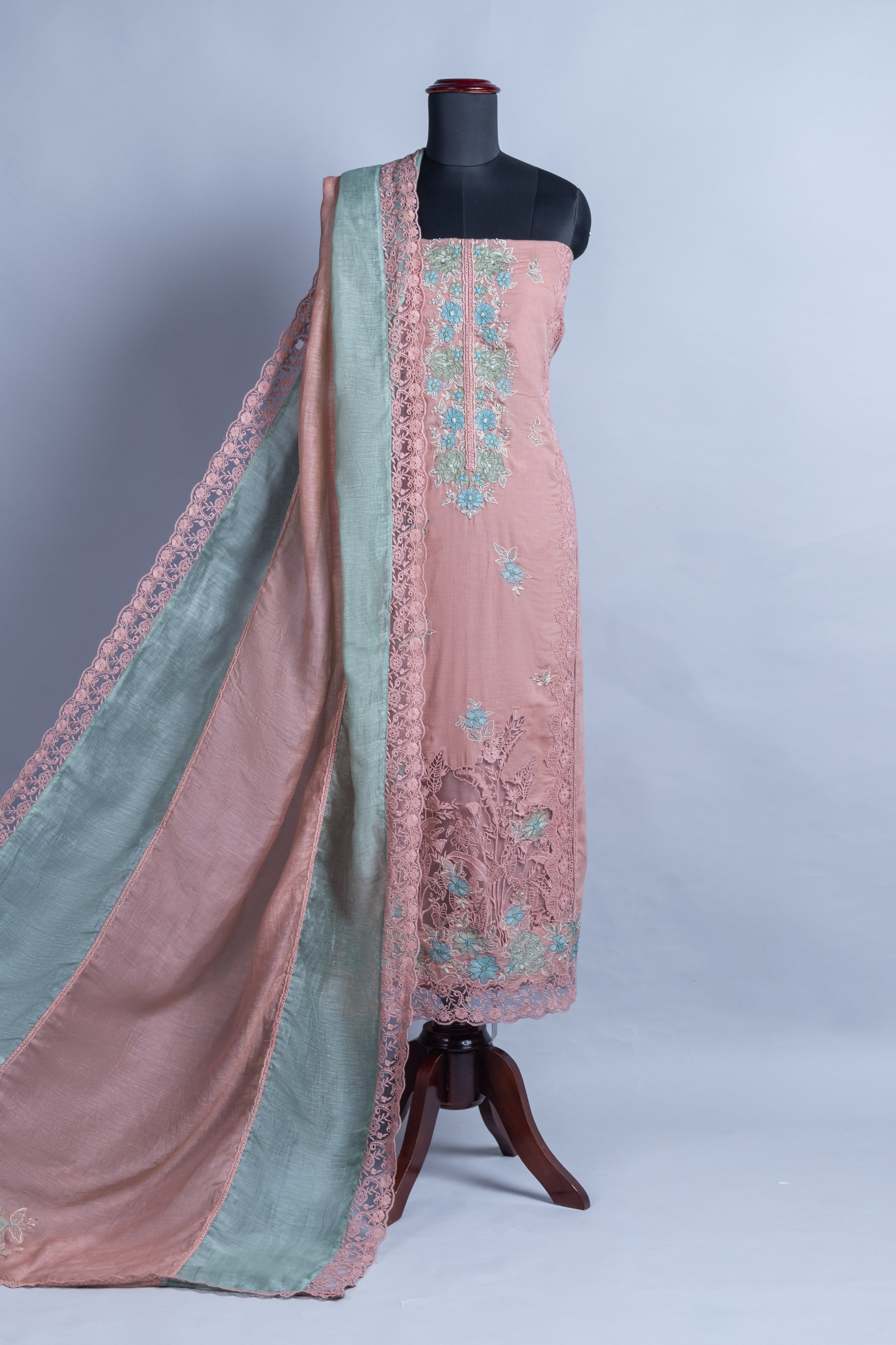 Afreen Cotton Linen Suit Set