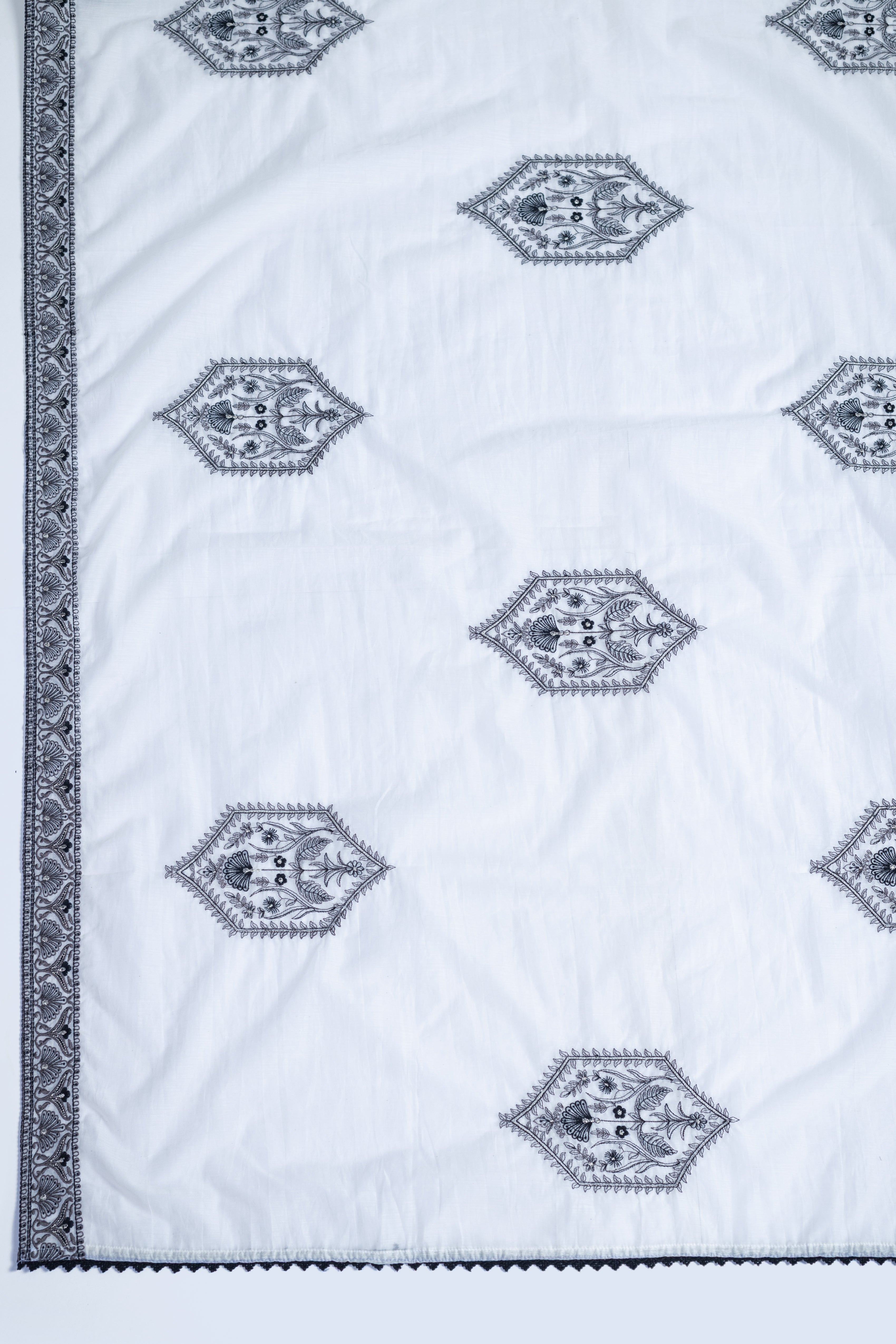 Roze Soft Cotton Unstitched Suit Set