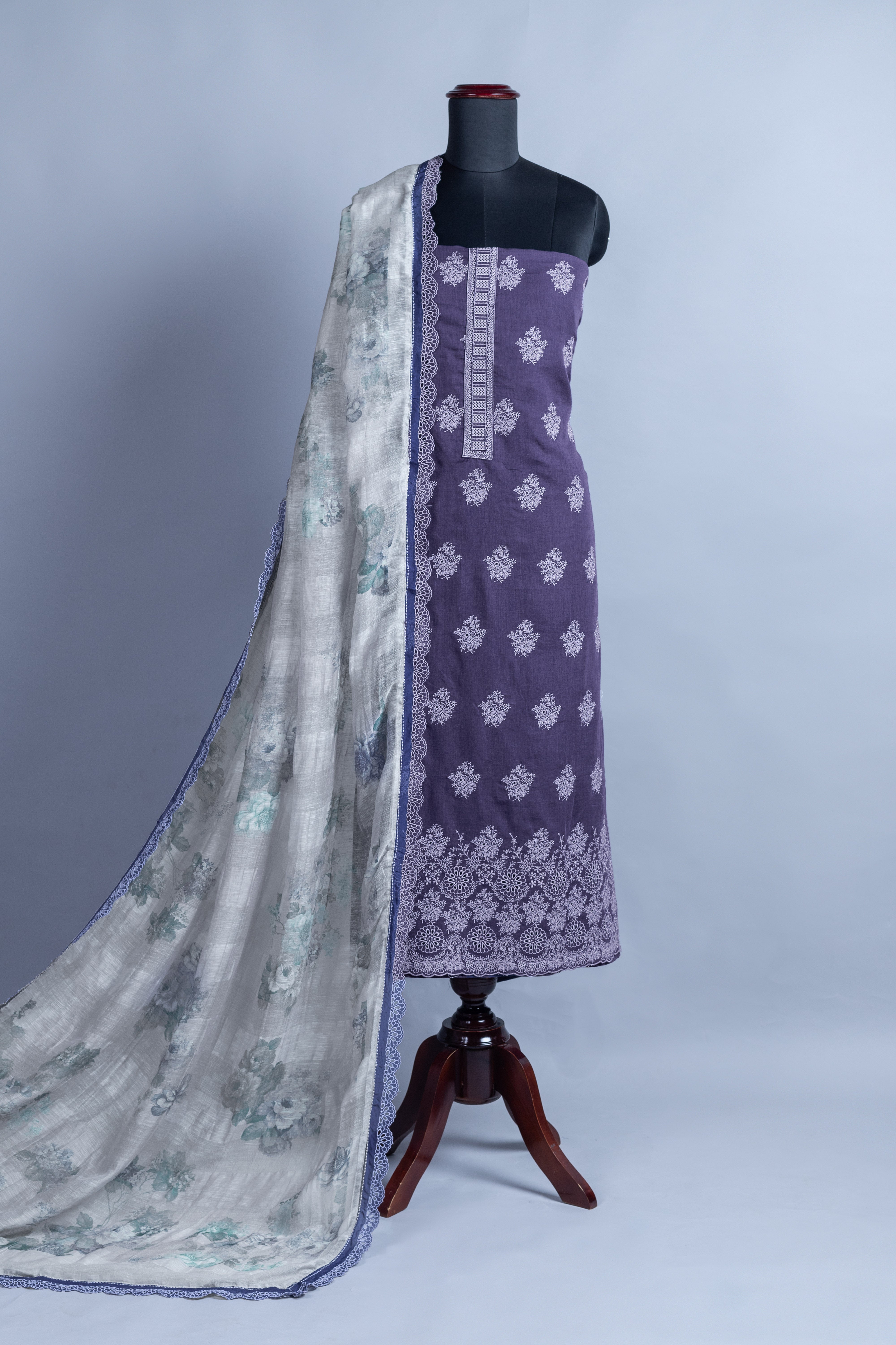 Anokhi Cotton Linen Suit Set