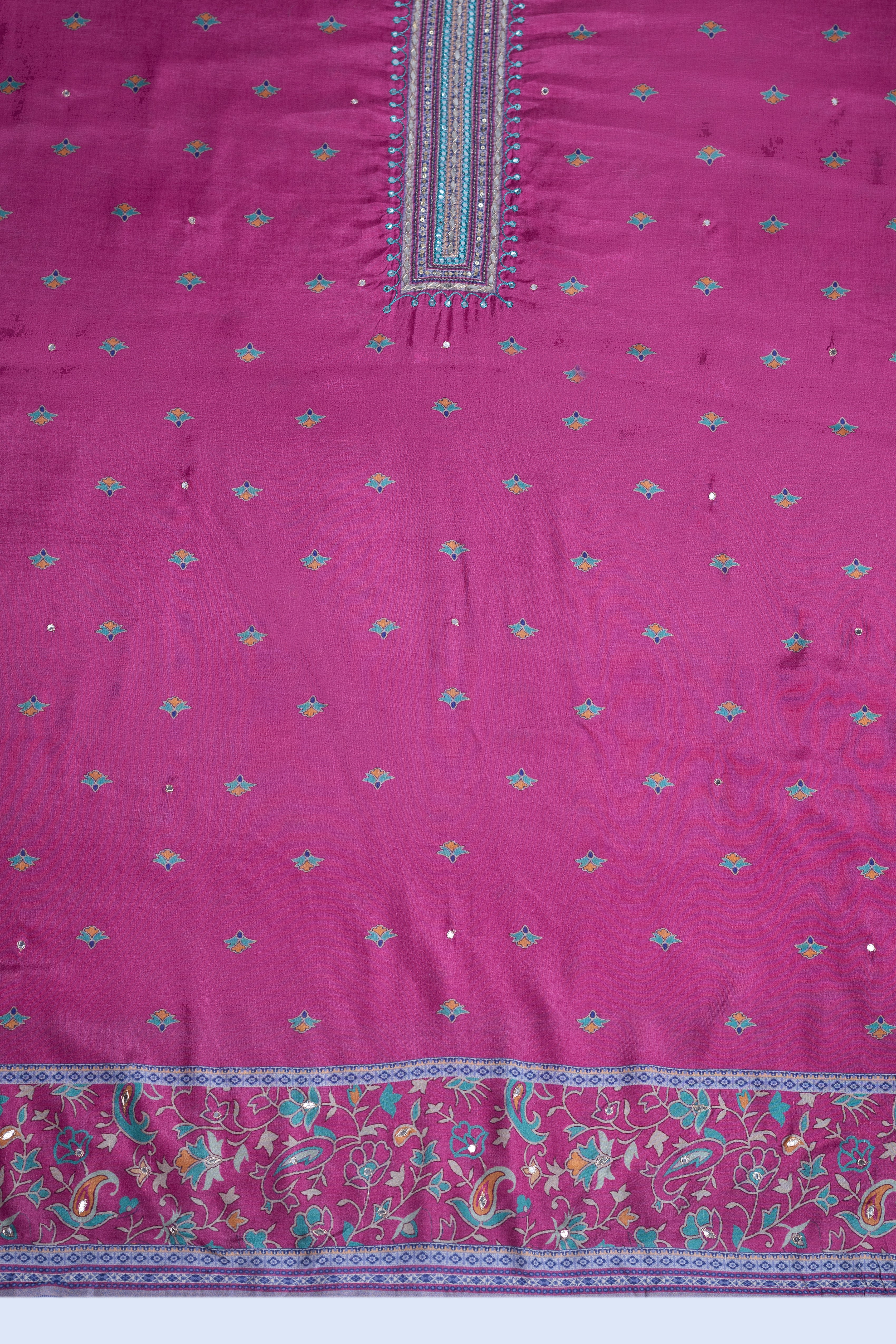 Luxe Muslin Floral Print Suit Set