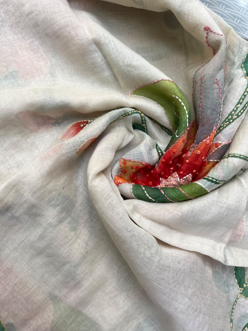 Luxe Floral Chanderi Dupatta Sterling House
