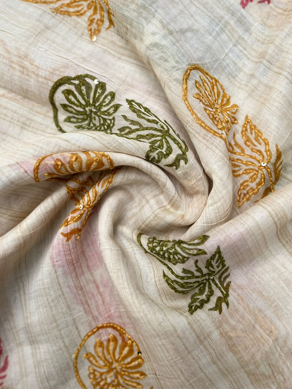 Luxe Chnaderi Mustard Dupatta Sterling House