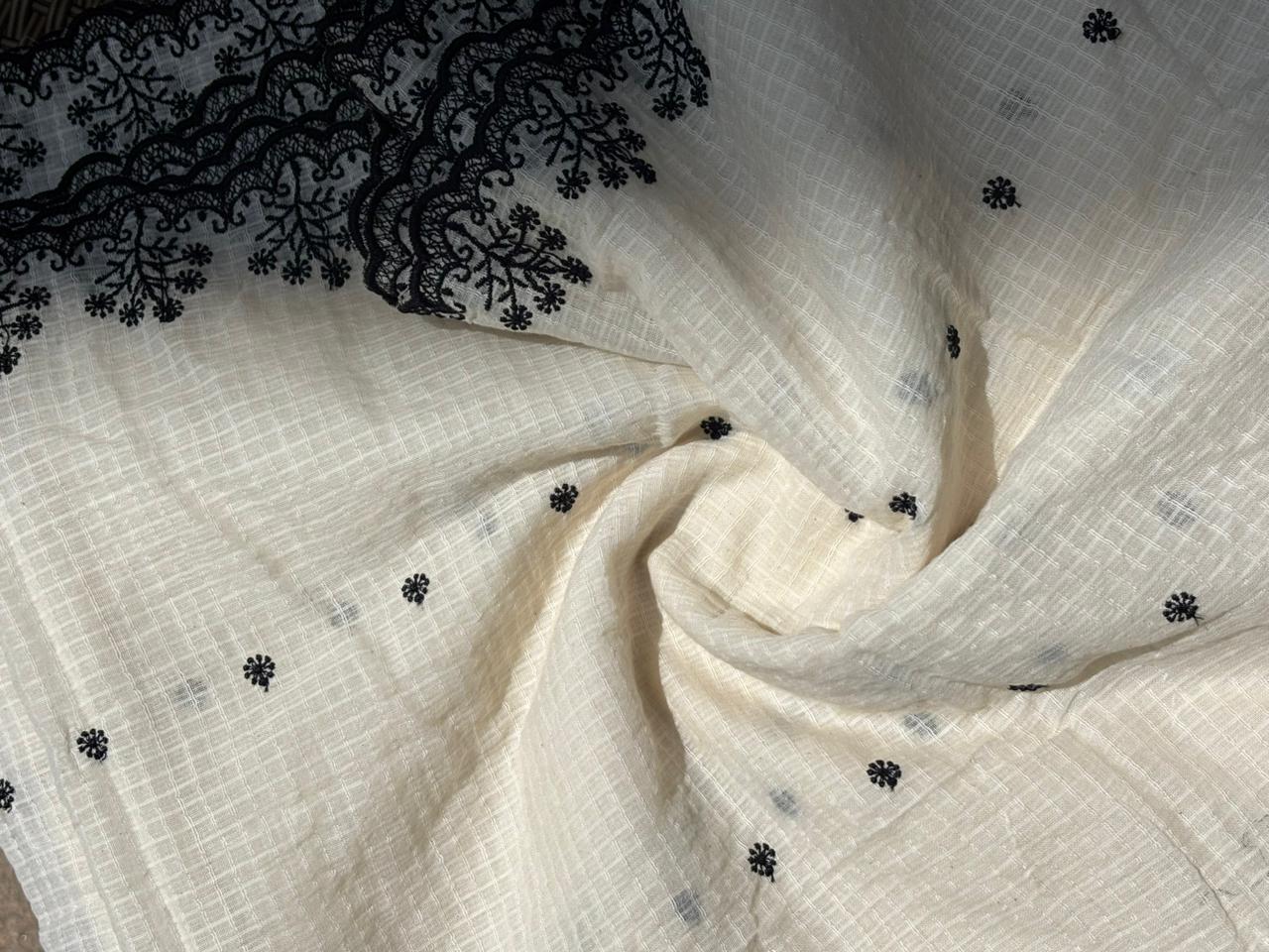 Anokhi Embroidered Kota Doria Dupatta Sterling House