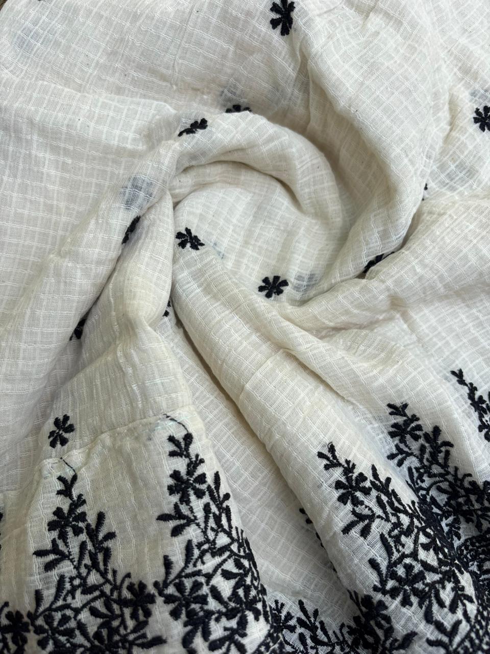 Anokhi Embroidered Kota Doria Dupatta Sterling House
