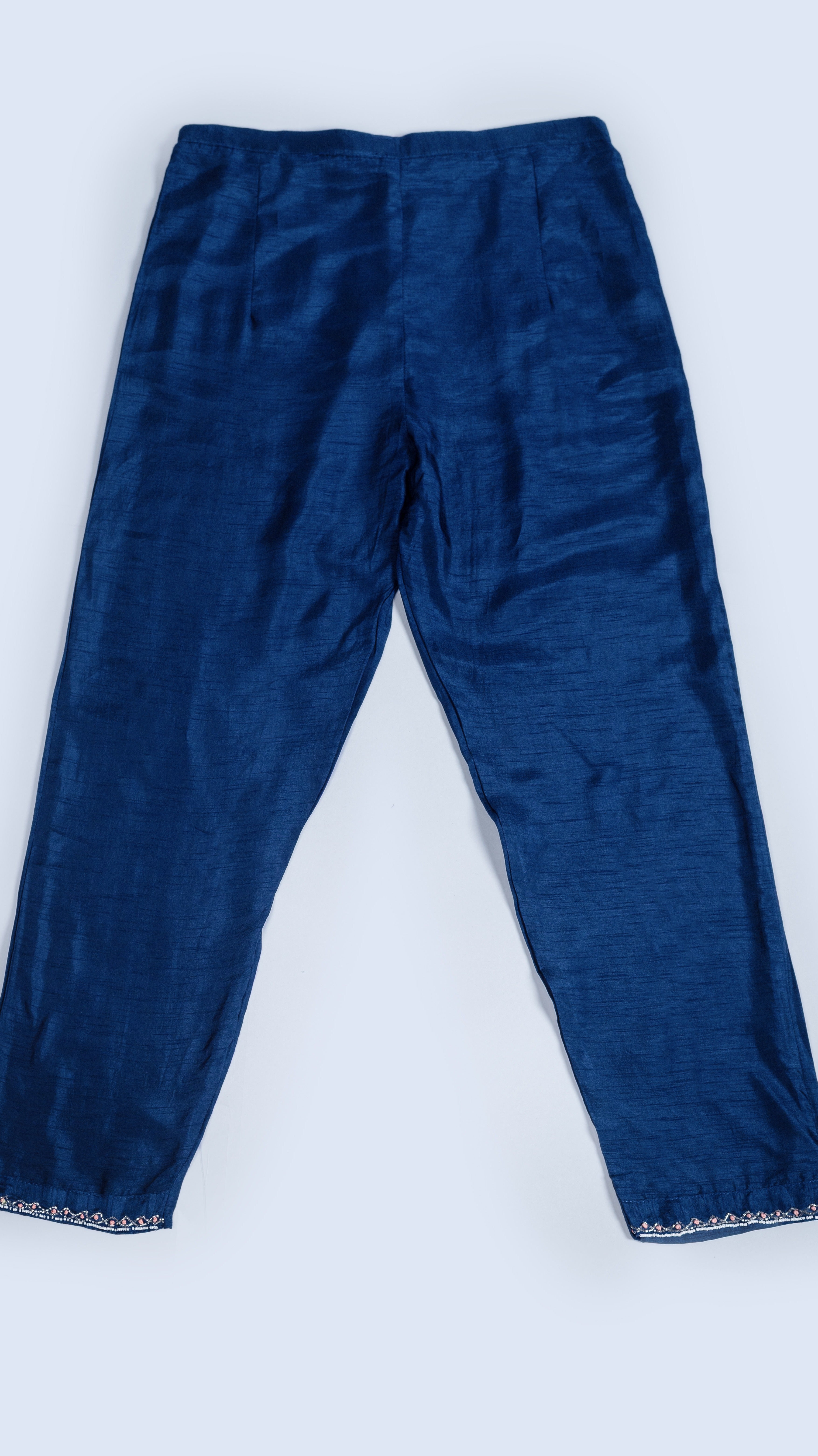 Afreen Dark Blue Suit set