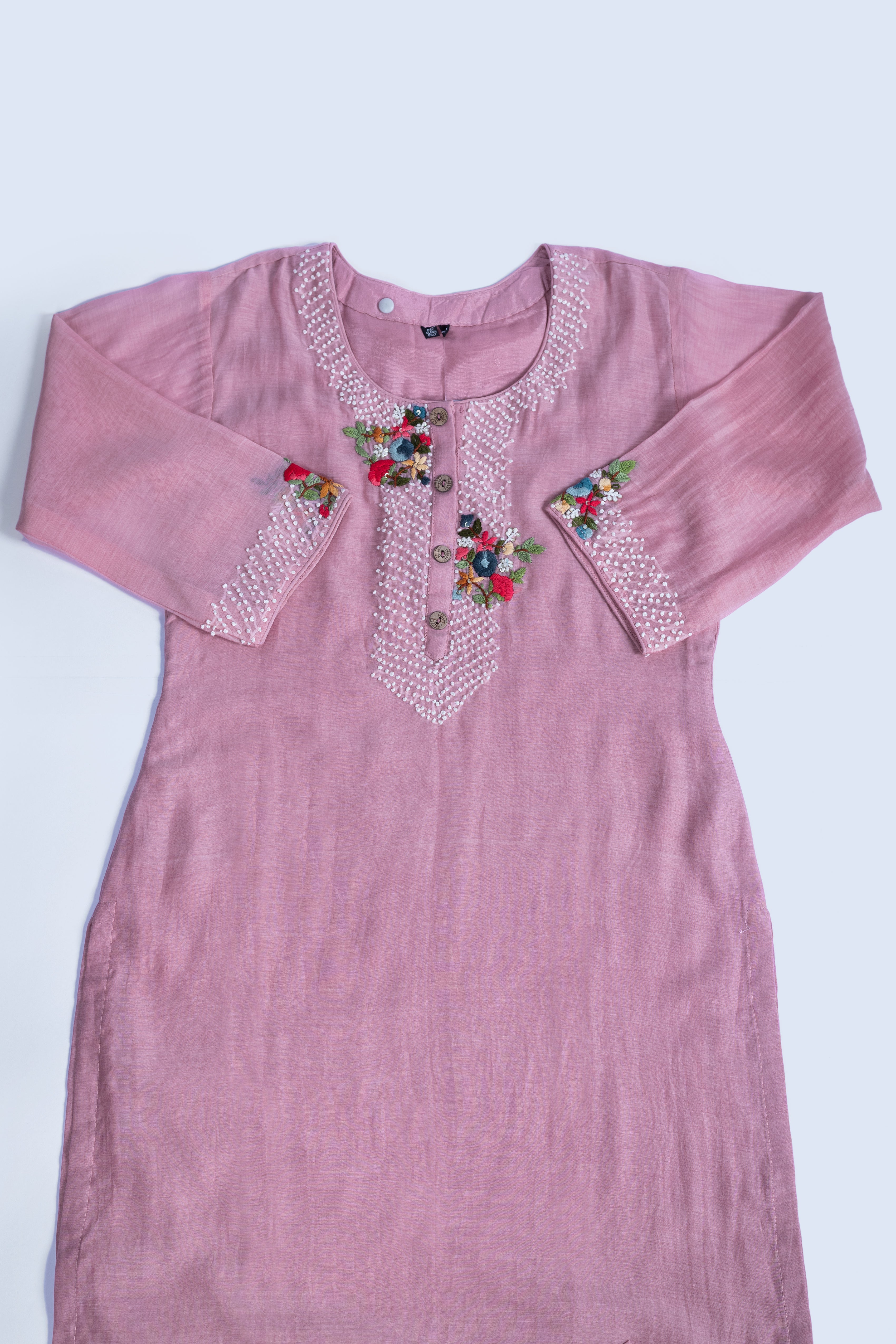 Luxe Pink Mul Cotton Suit set