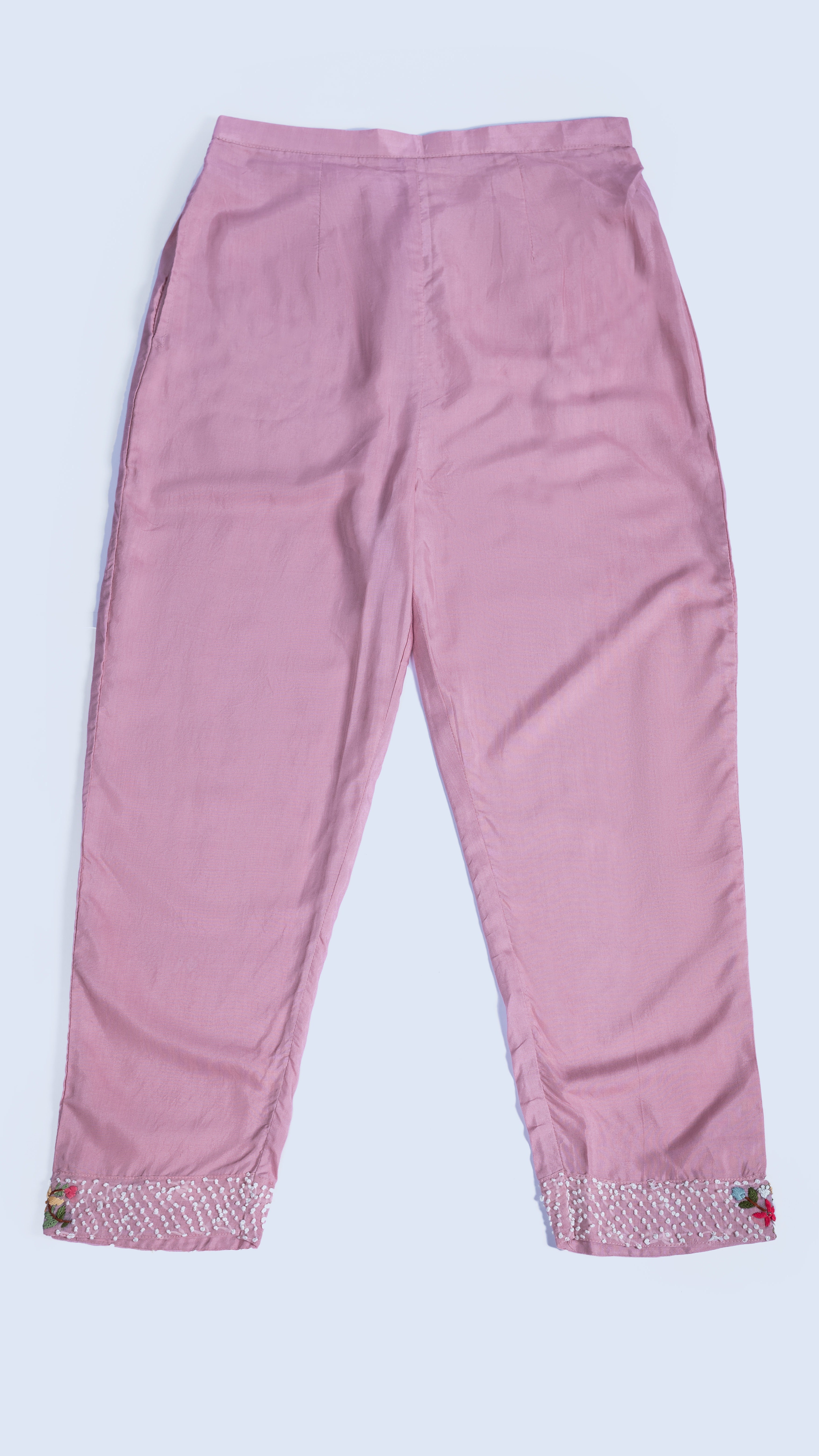 Luxe Pink Mul Cotton Suit set