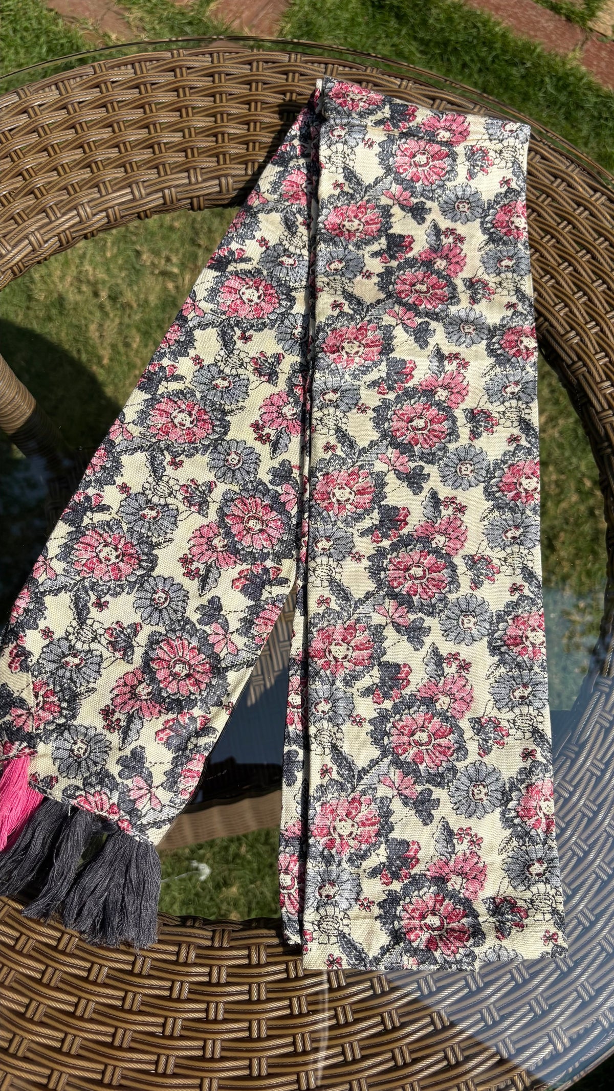 Off-White Floral Pattern Dupatta Sterling House