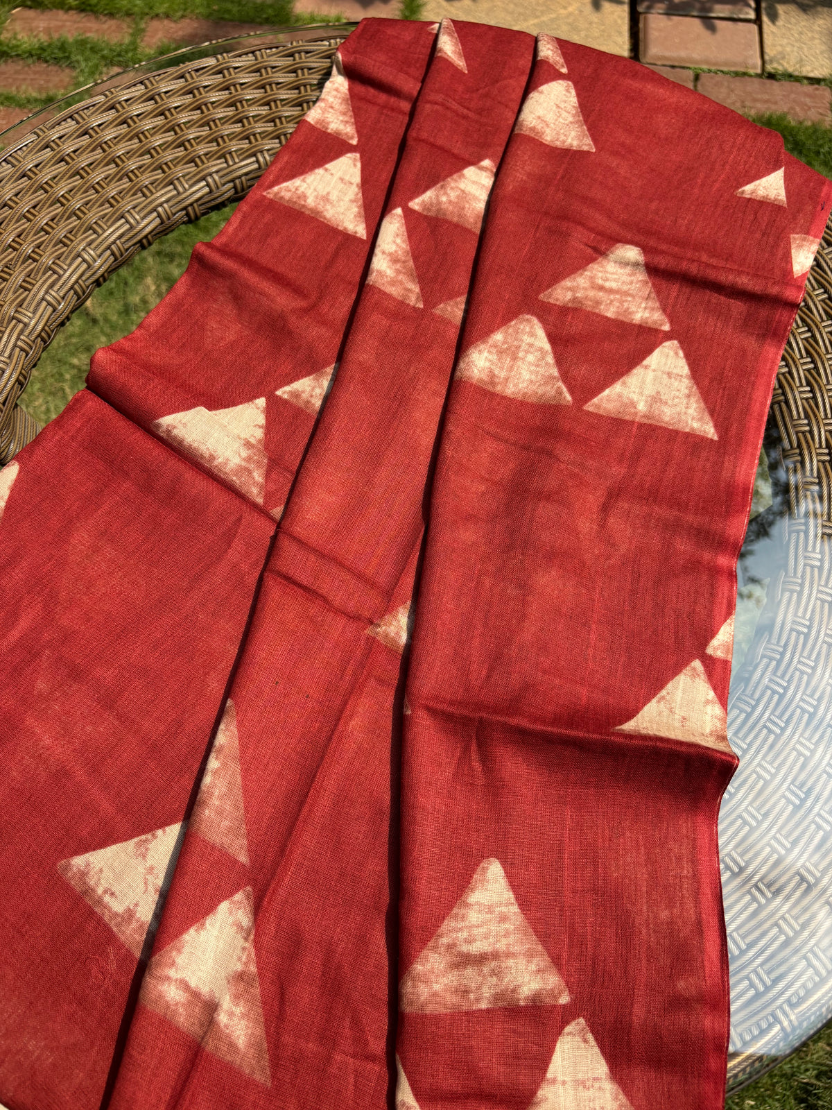 Mustard Yellow Cotton Printed Dupatta Sterling House