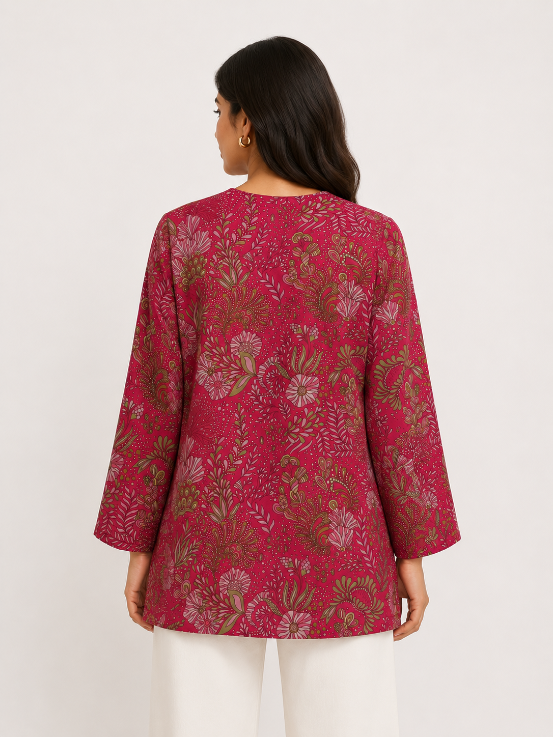 Arya Tunic - Red Sterling house 1
