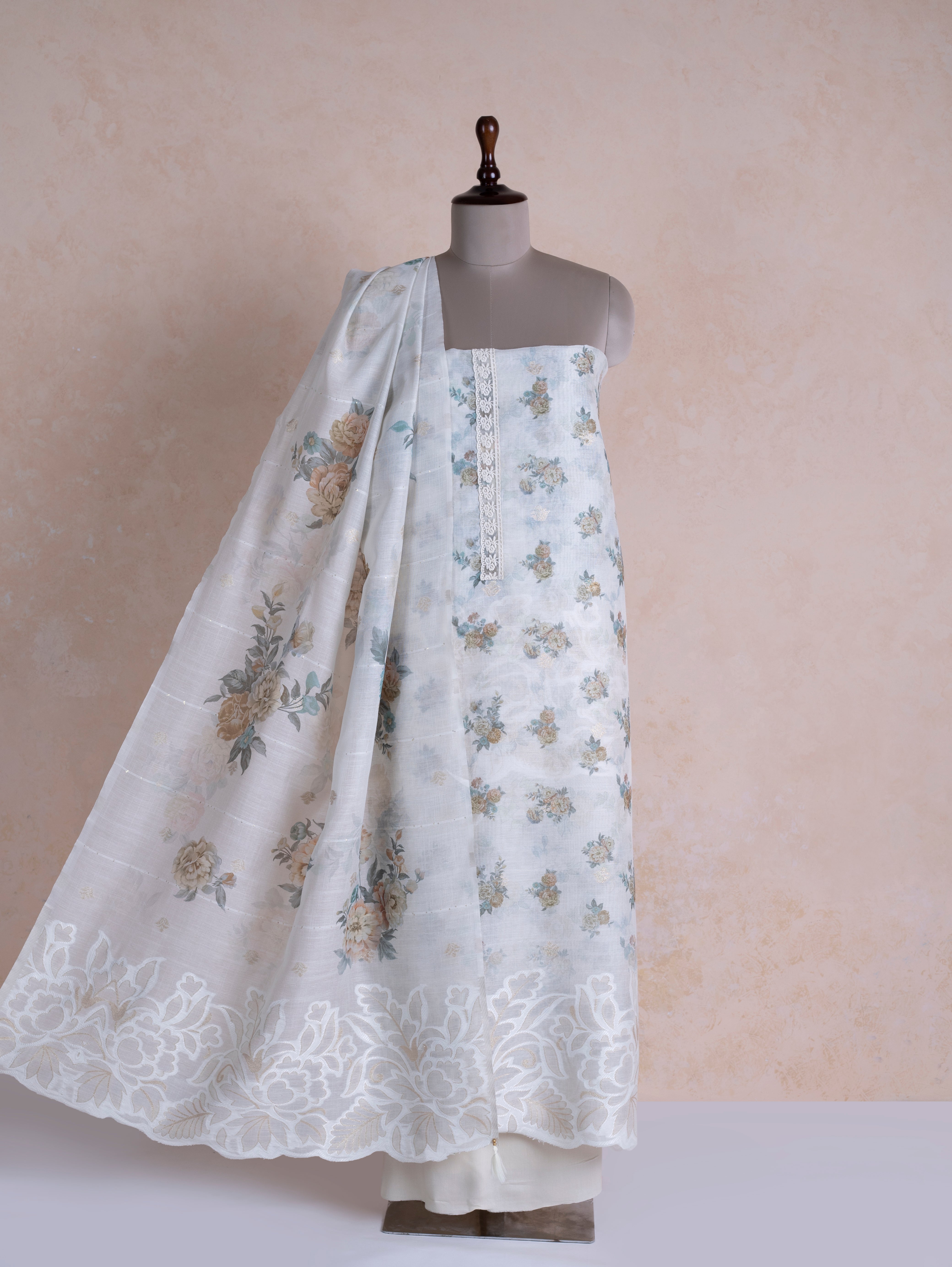 Afreen	Linen Cotton with Zari Work