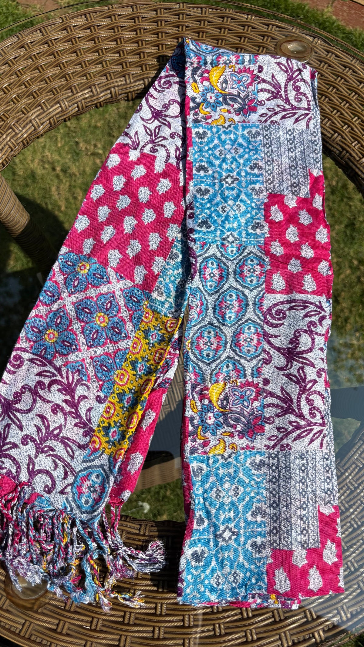 Multicolor Printed Cotton Dupatta Sterling House