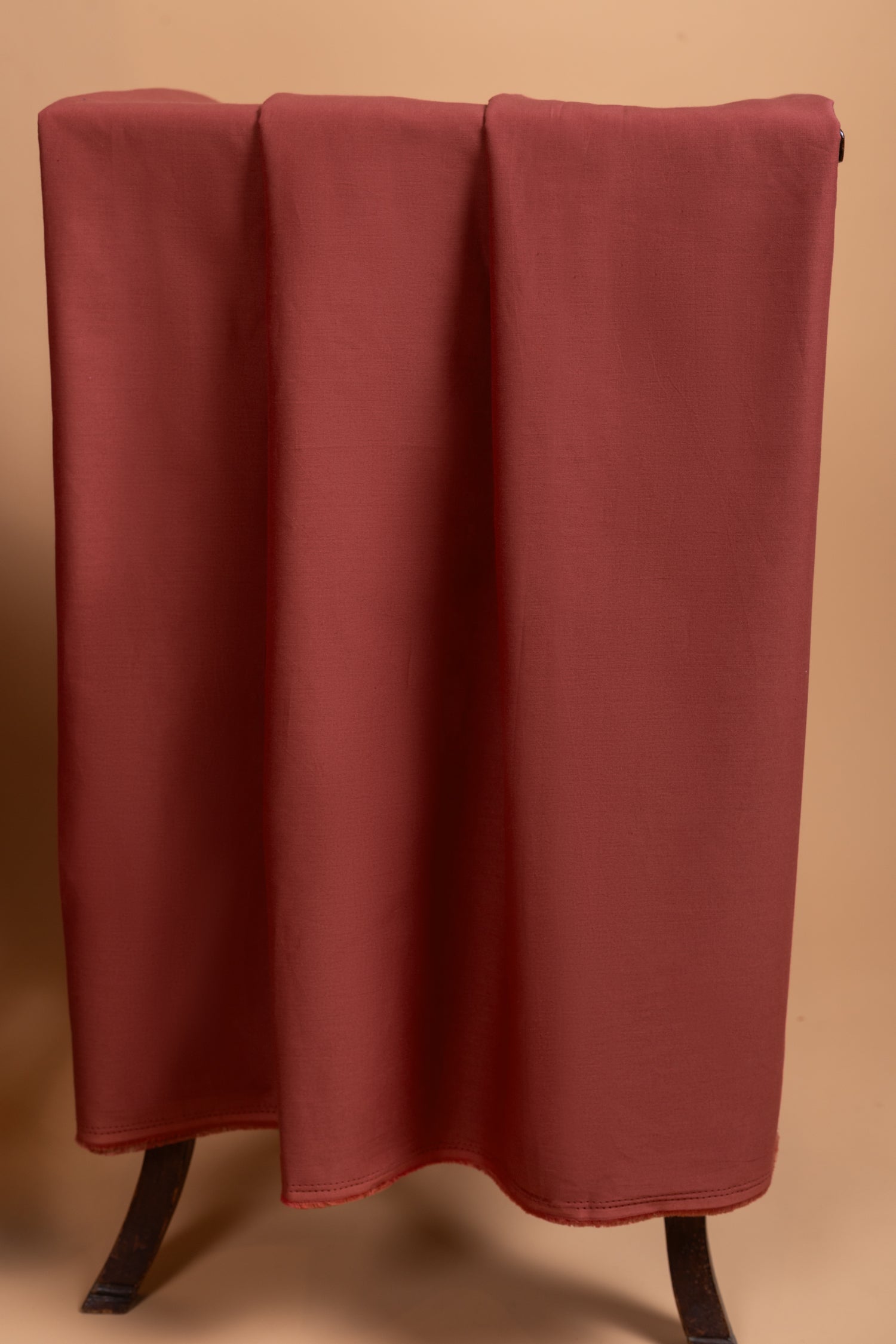 Afreen Rust-Red Cotton Unstitched Suit set