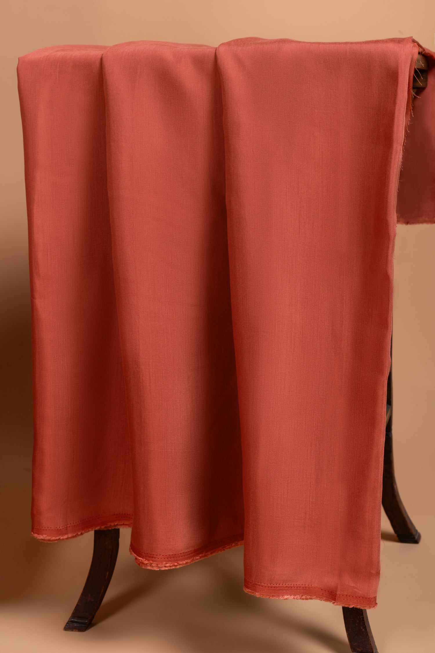 Luxe Orange Muslin Unstitched suit