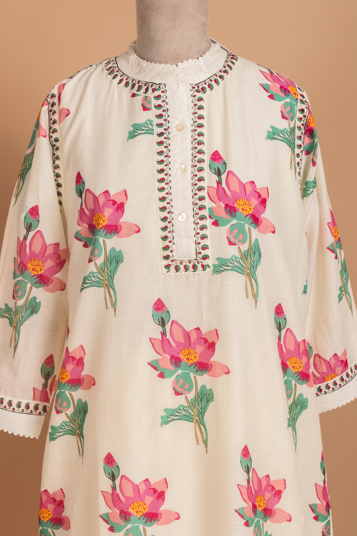 Roze Off-White Floral Readymade set