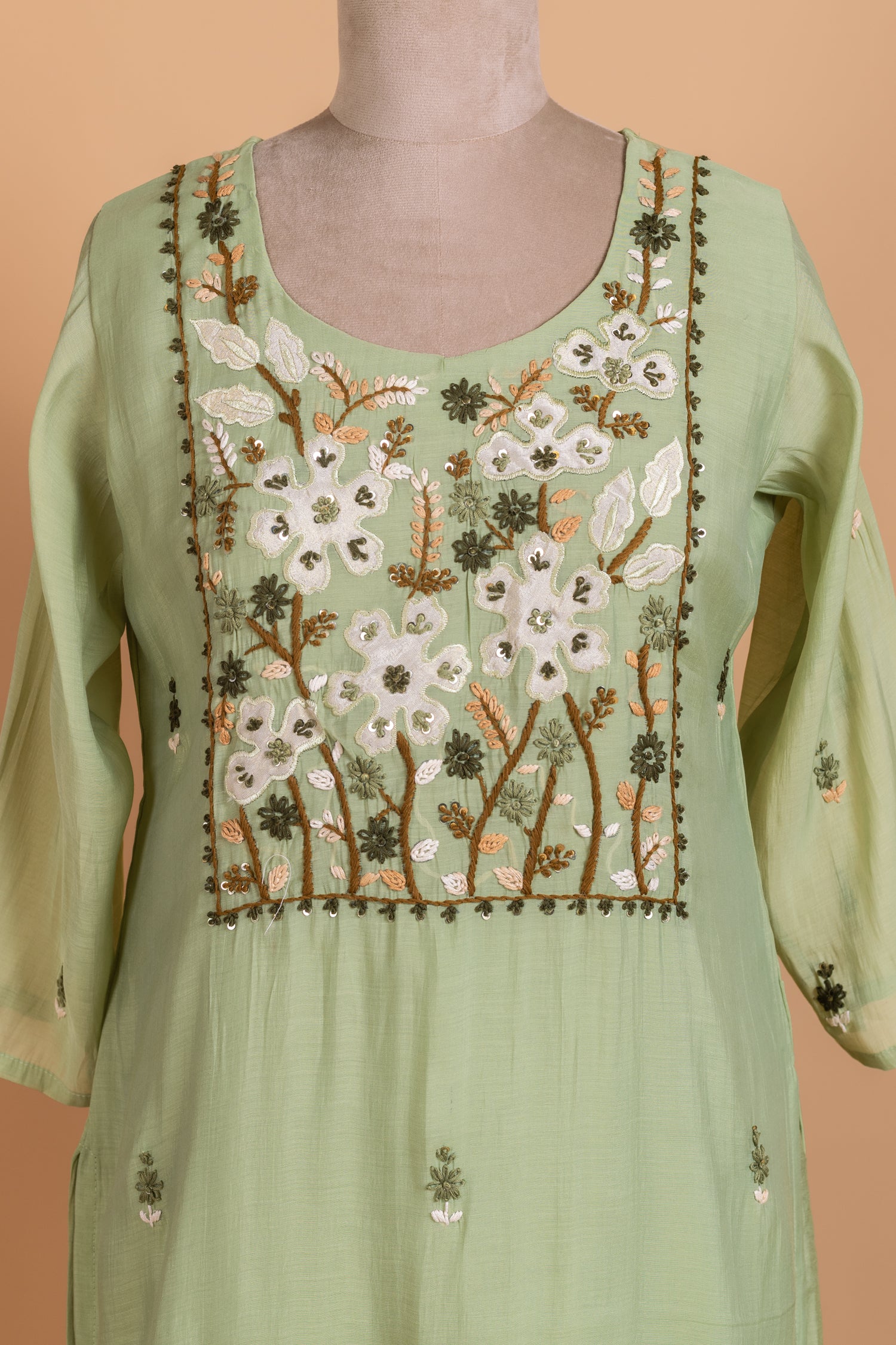 Green Cotton Readymade Set