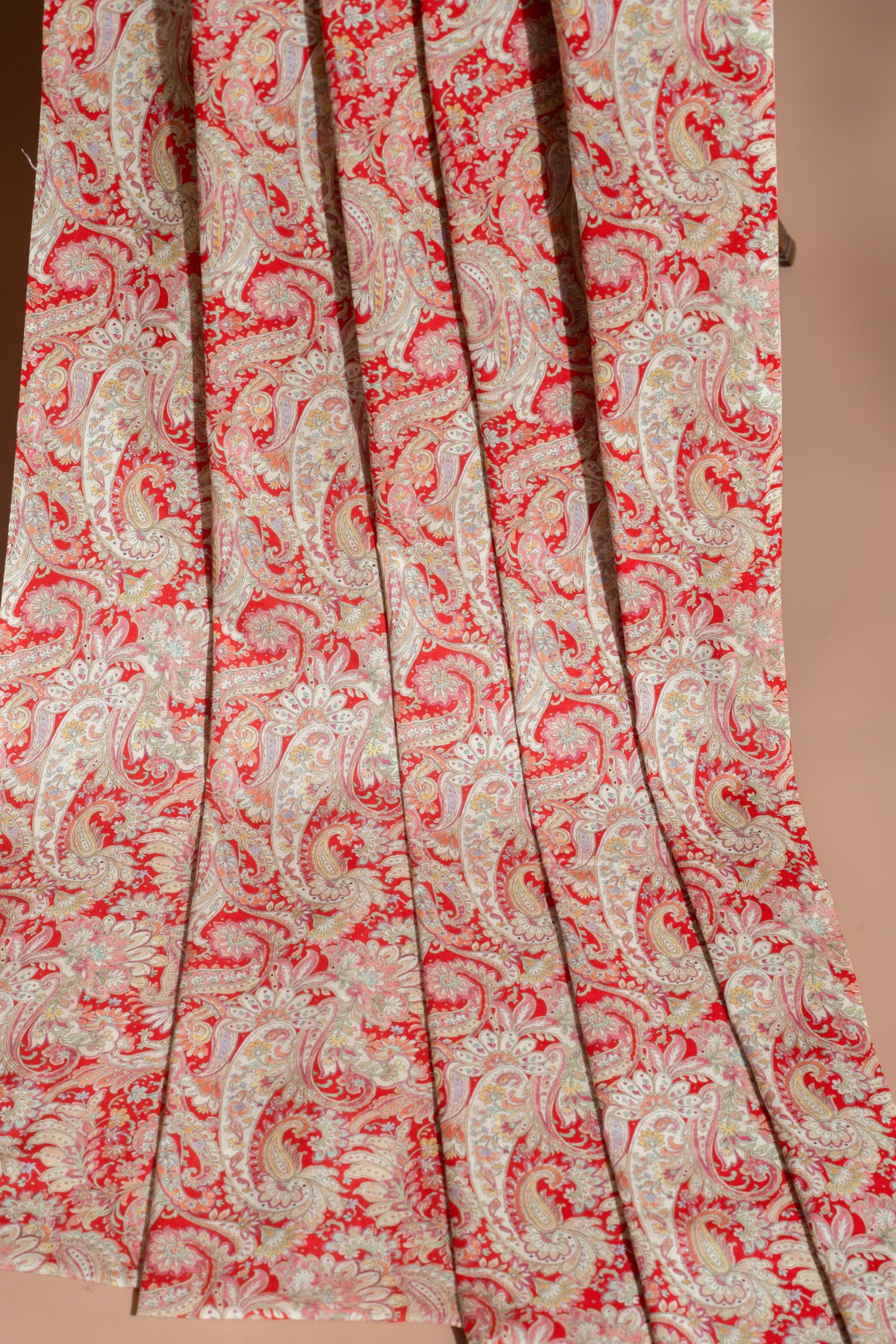 Afreem Paisley printed cotton Blend fabric