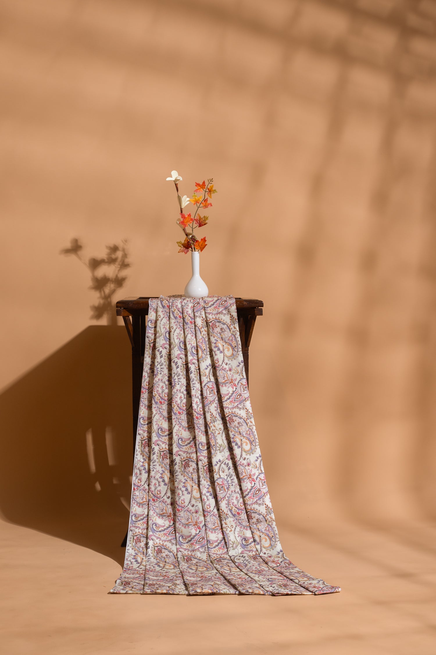 Afreen Soft Blossom Printed Cotton Blend fabric