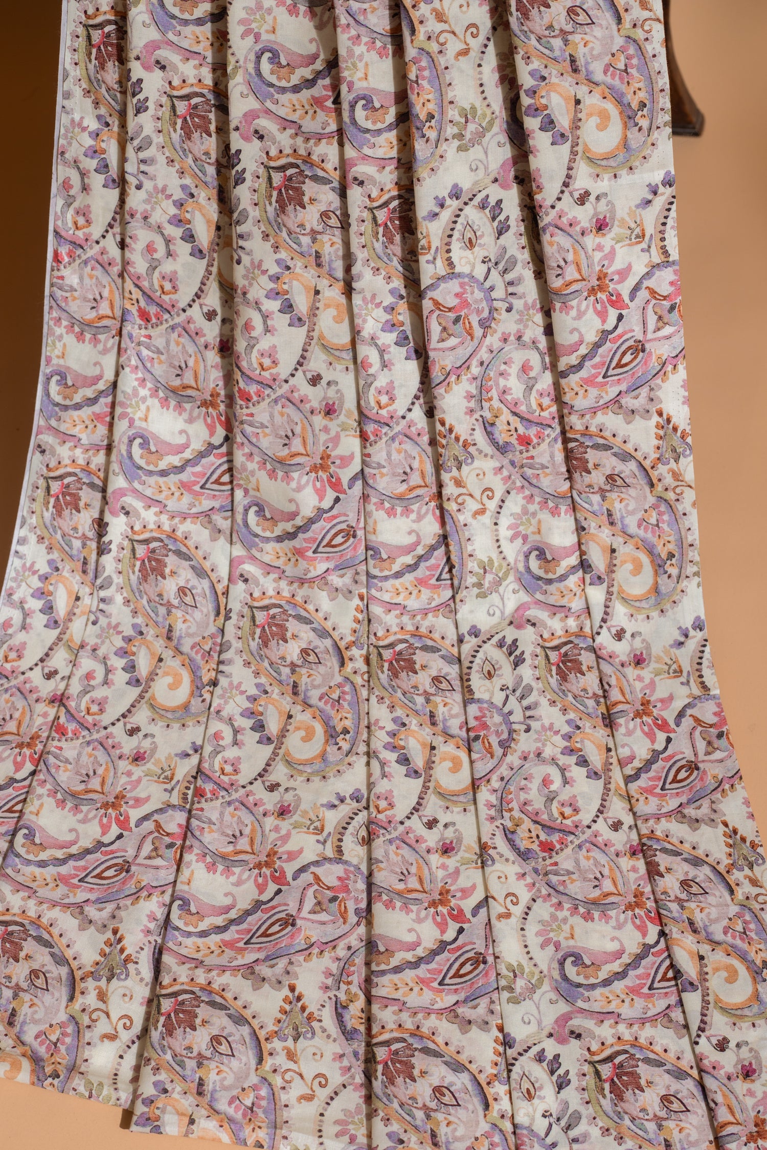 Afreen Soft Blossom Printed Cotton Blend fabric