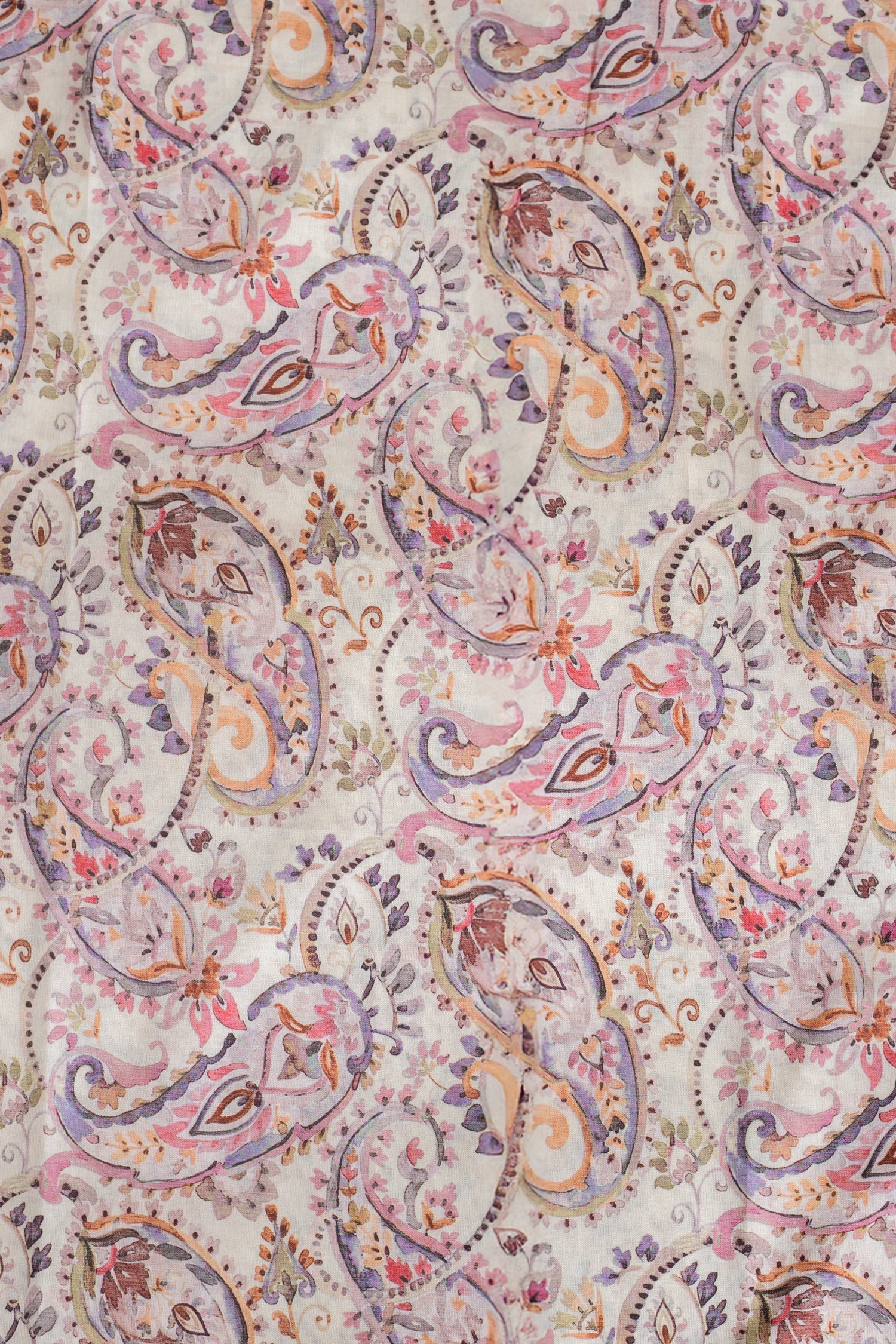 Afreen Soft Blossom Printed Cotton Blend fabric