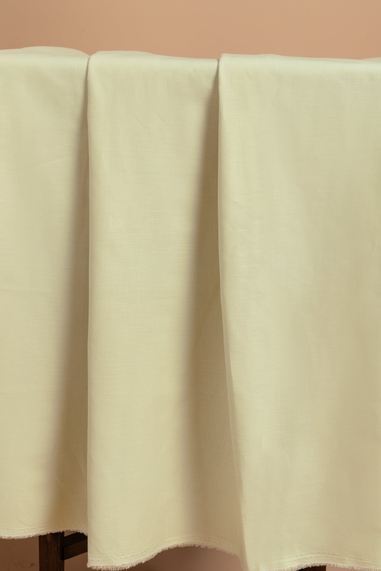 Linen yellow Unstitched Suit Set