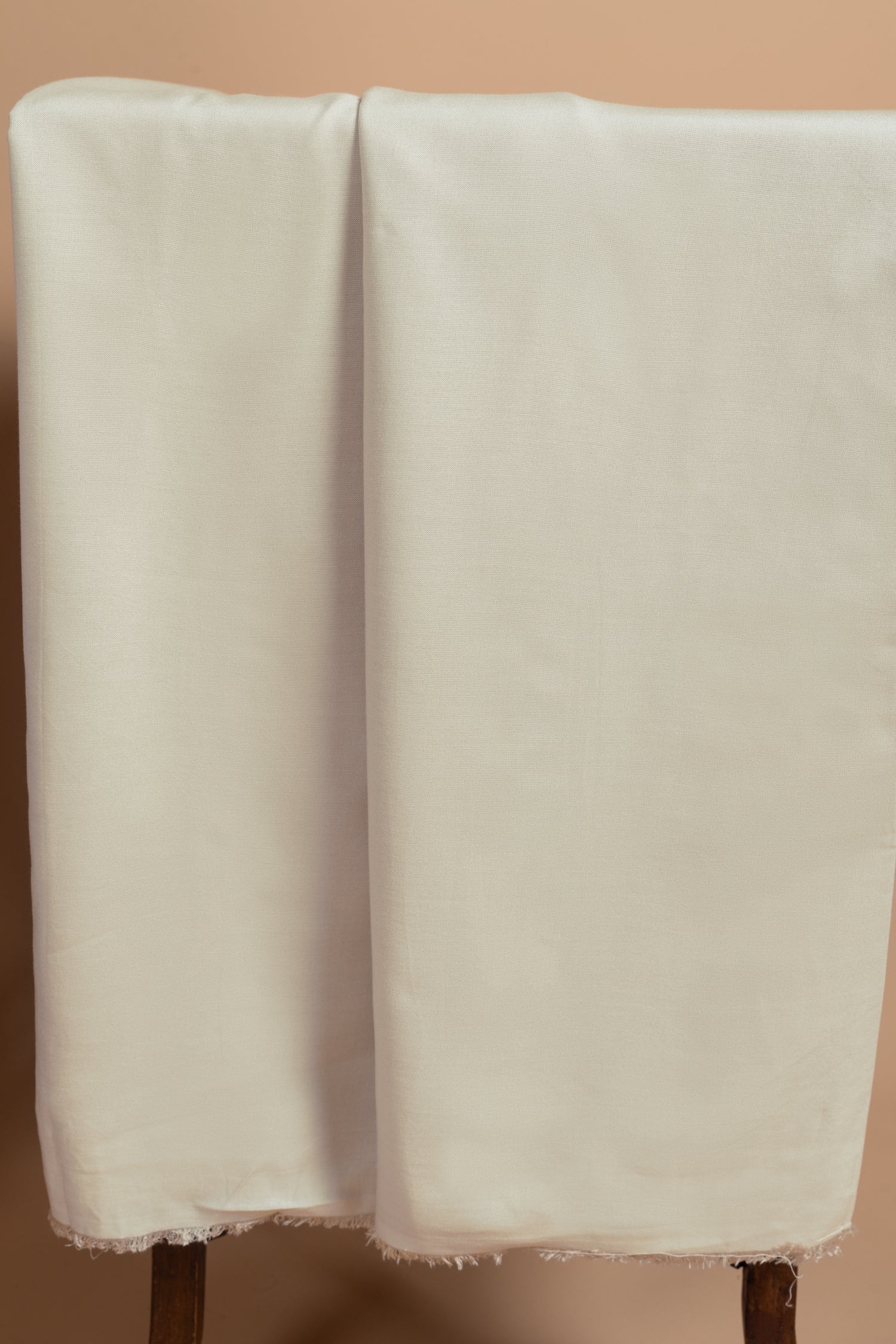 Anokhi Muslin White With Red Unstitched Suit Set