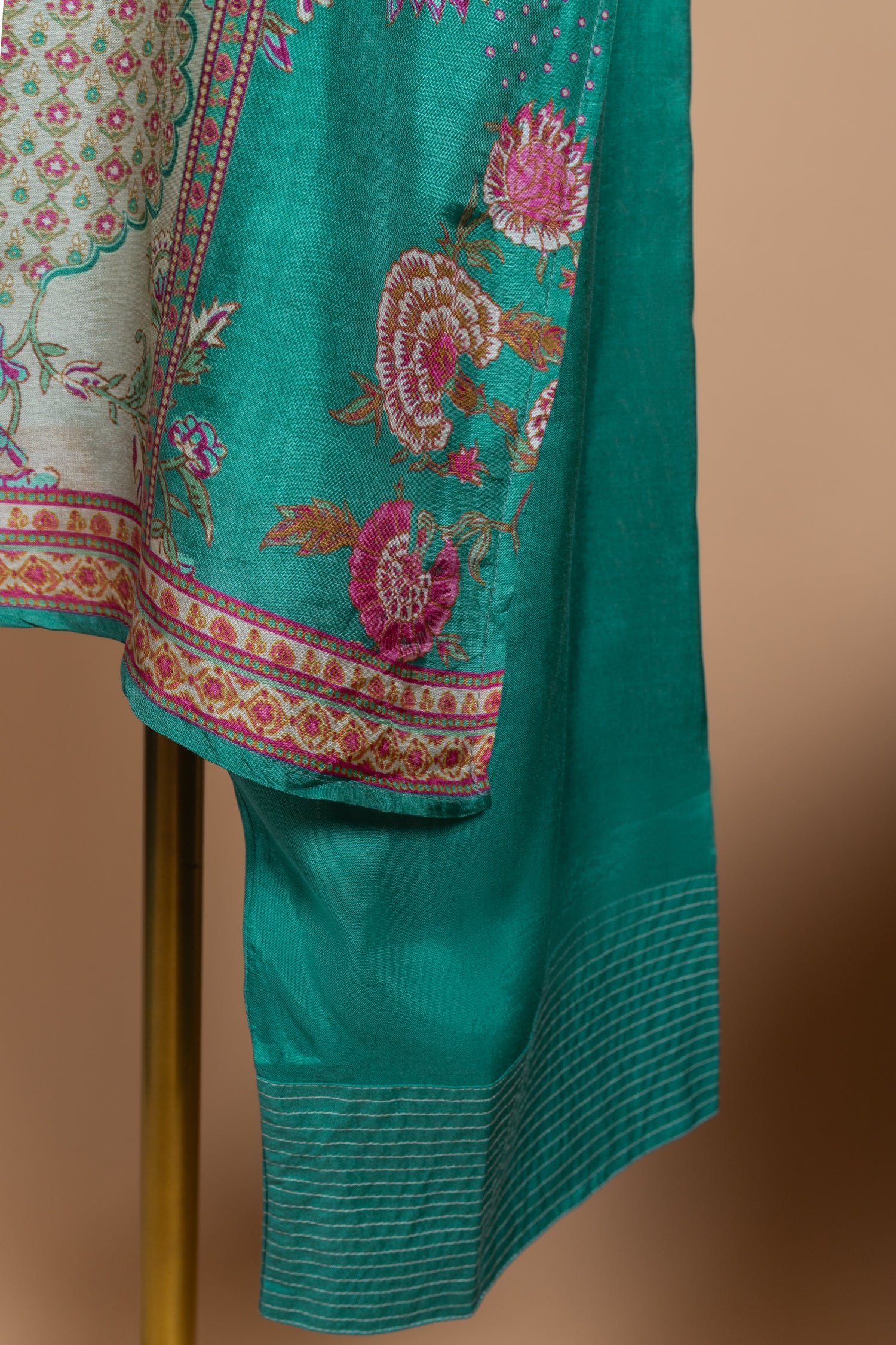 Luxe Muslin Light Green Readymade Set