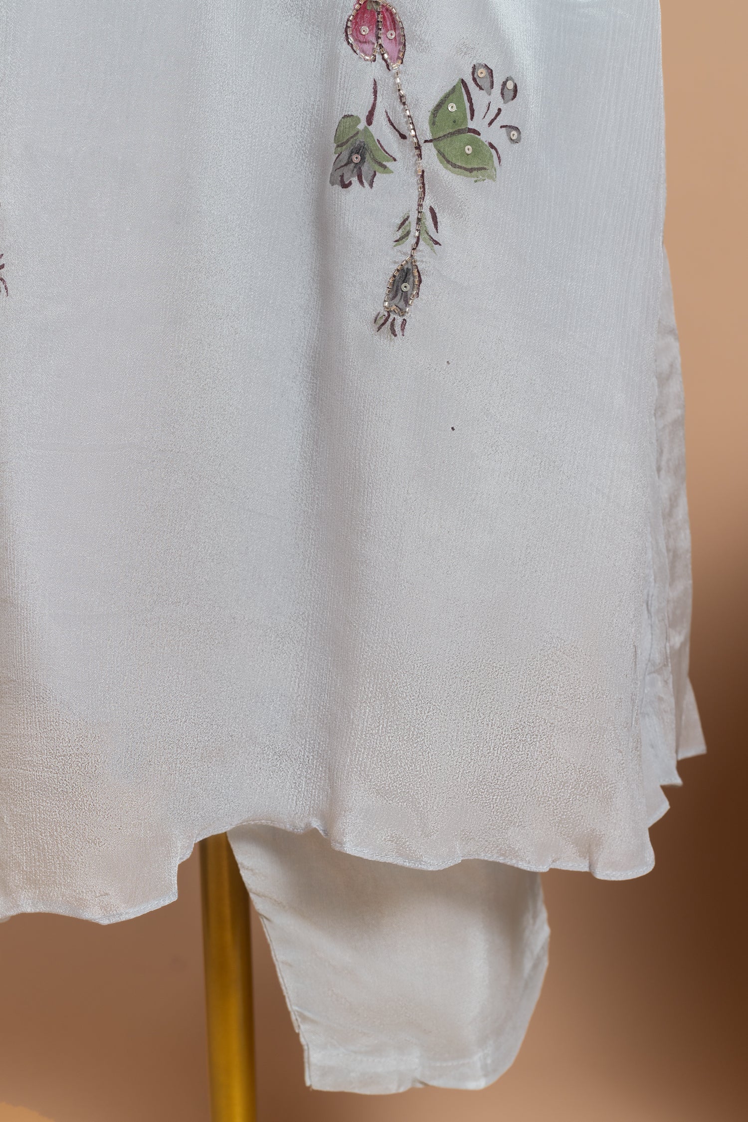 Luxe Grey Chinnon Anarakli Set