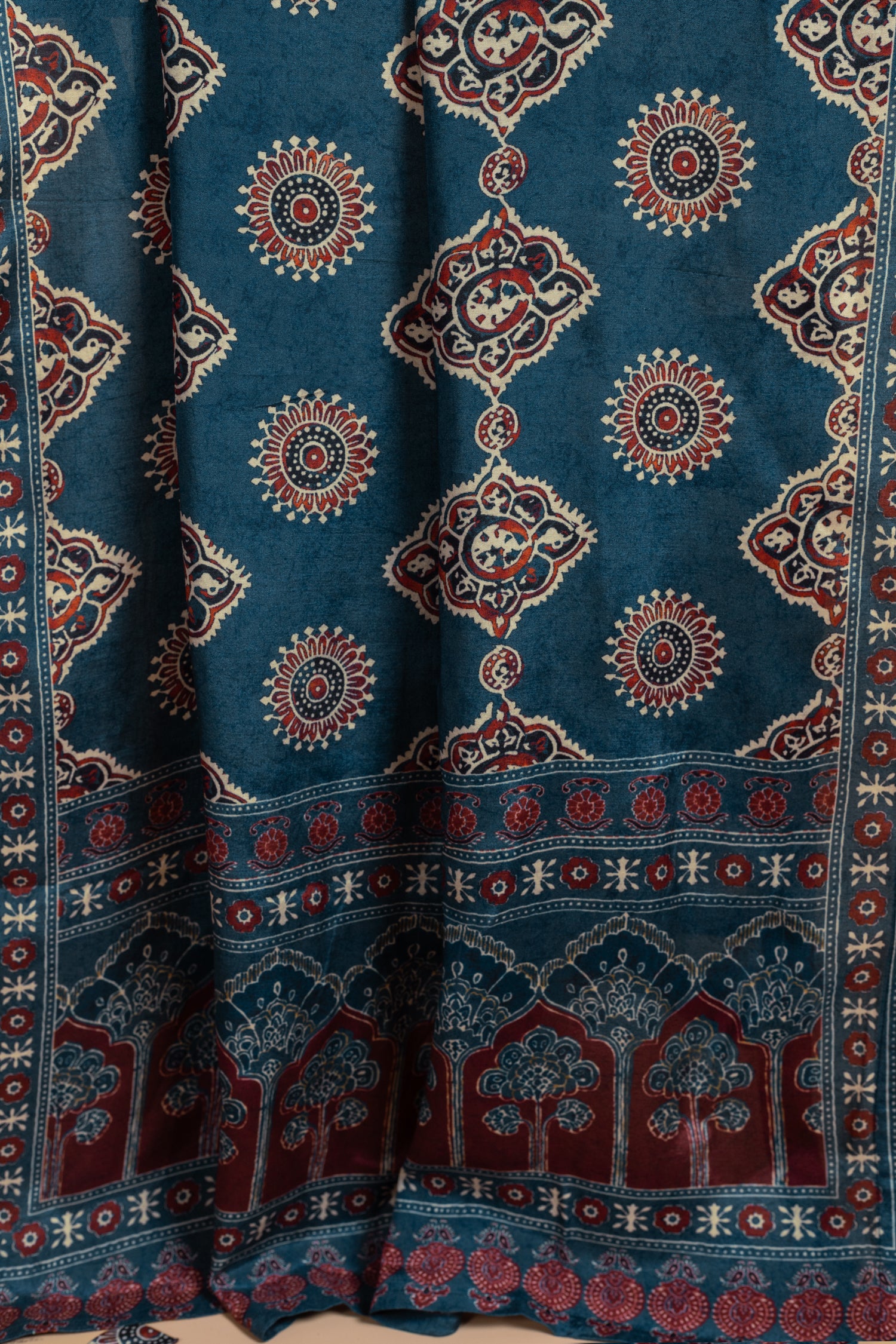 Afreen Blue  Muslin Readymade Set