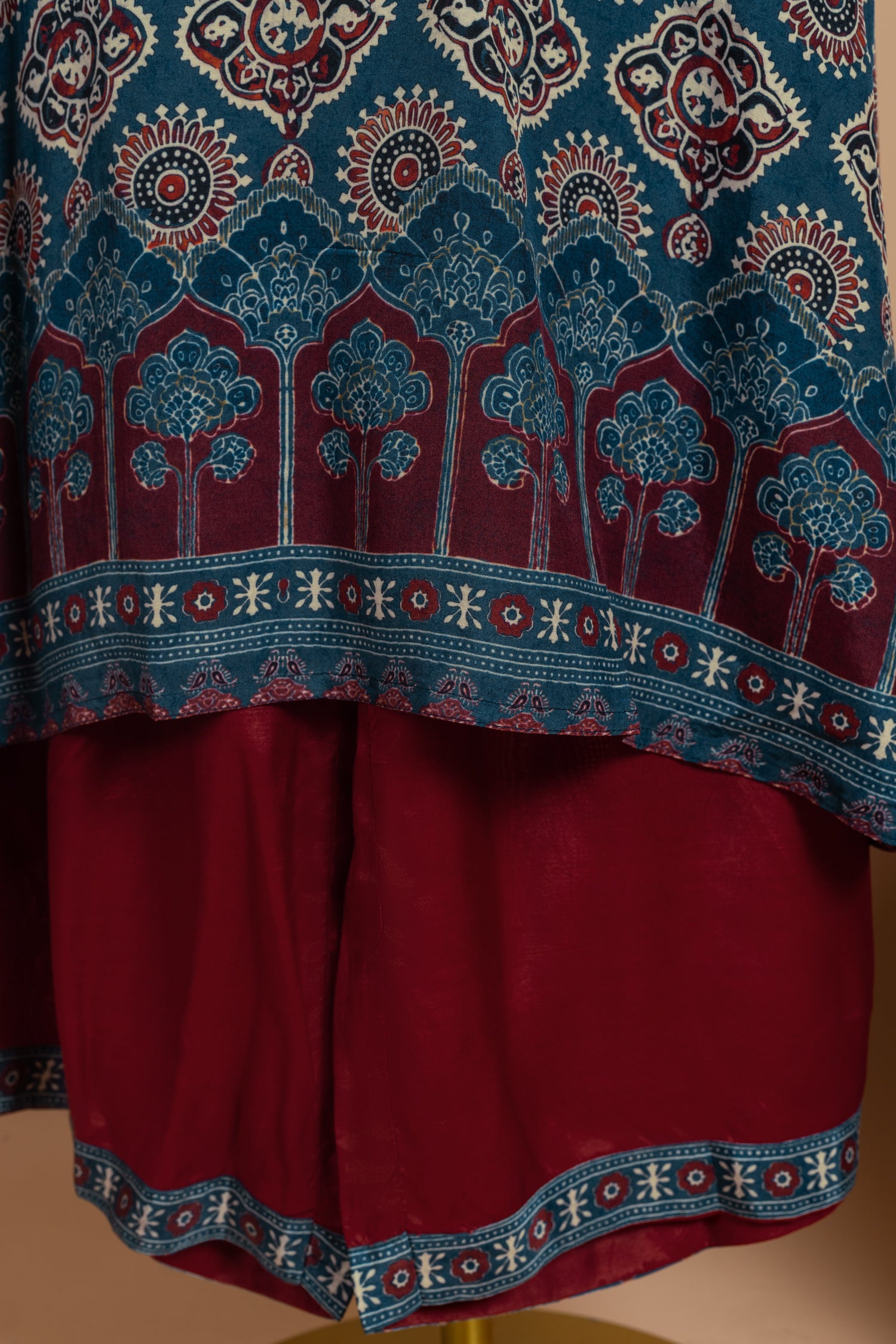 Afreen Blue  Muslin Readymade Set