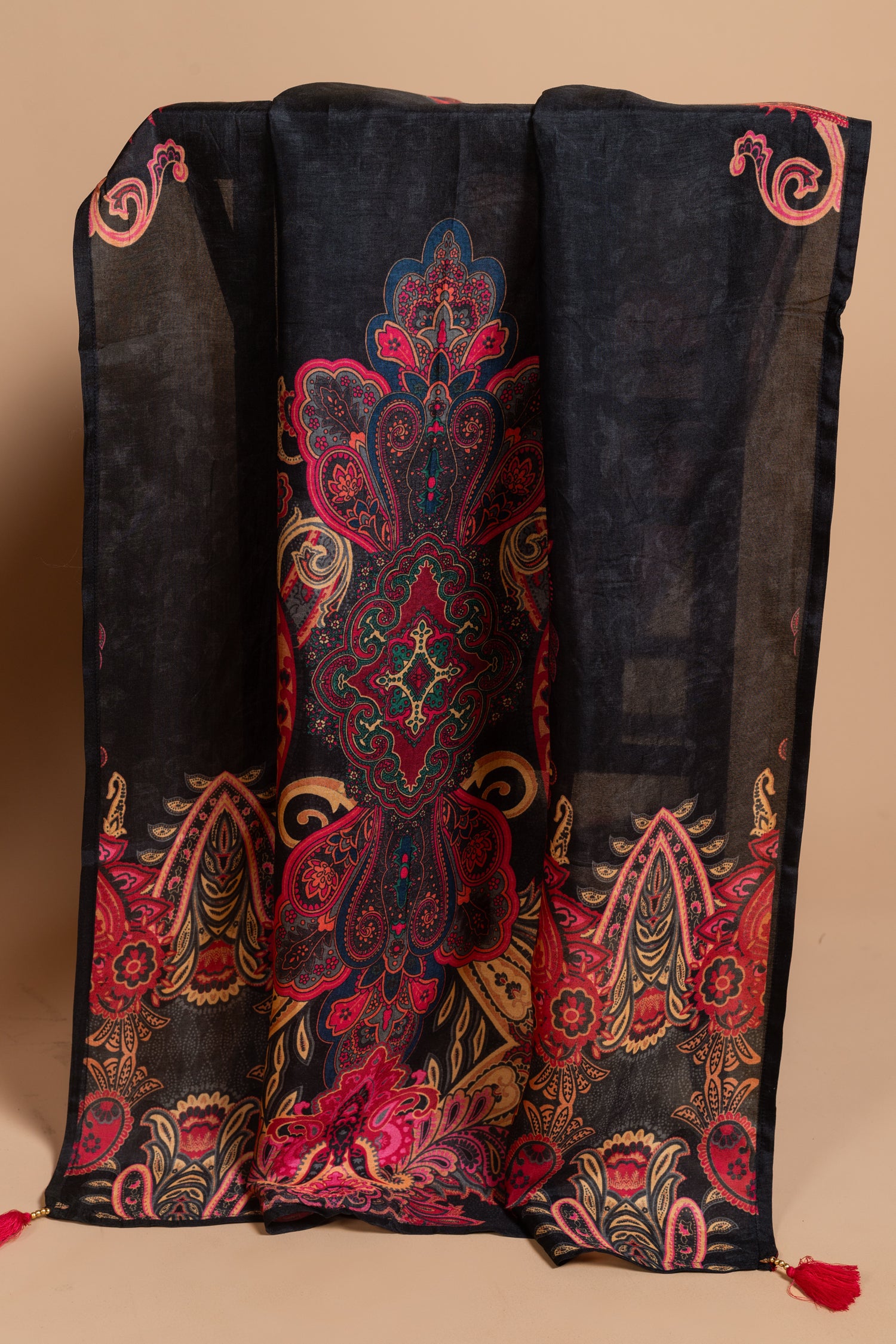 Afreen Black Soft muslin  Readymade Set