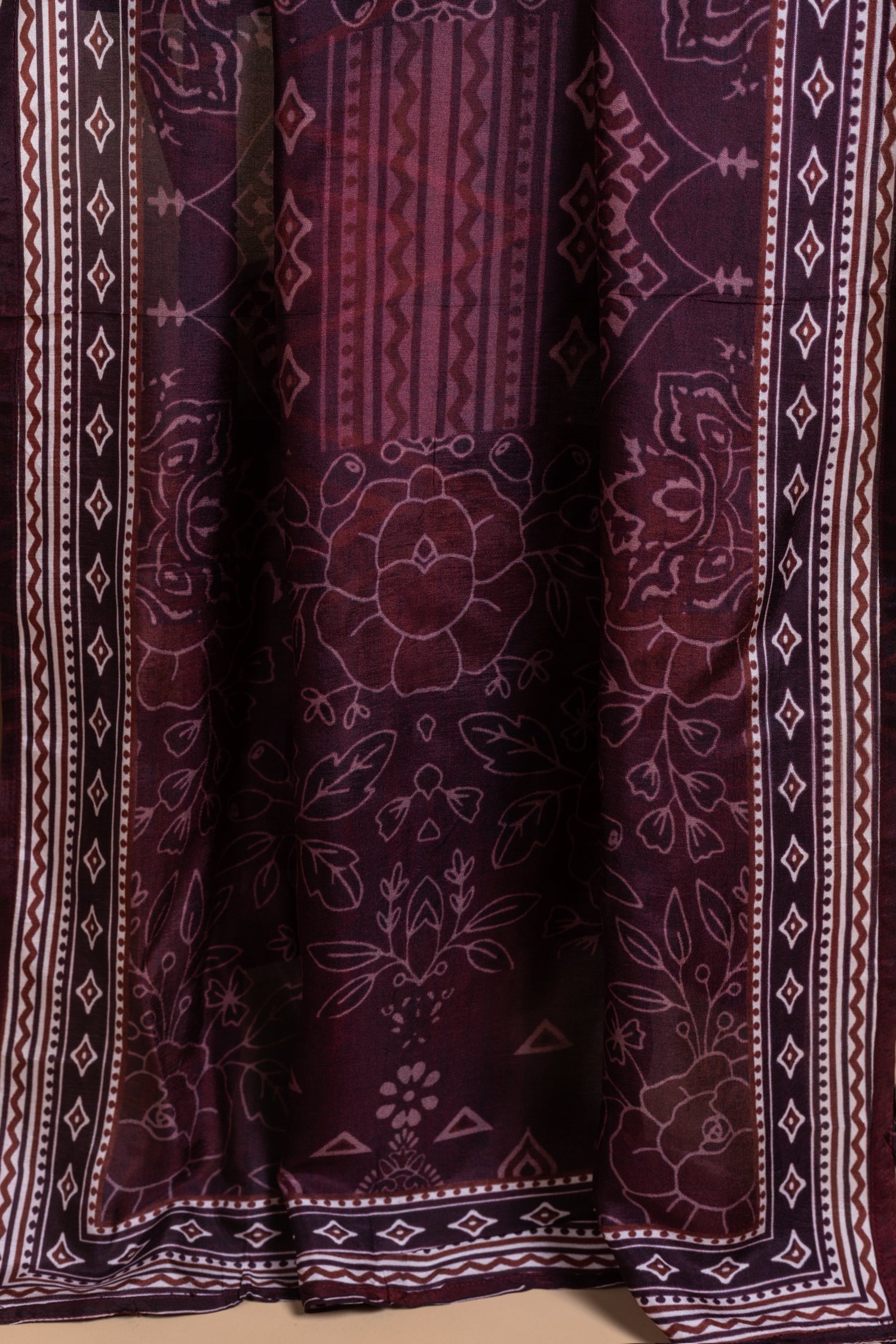 Afreen maroon Semi Georgette Readymade Set