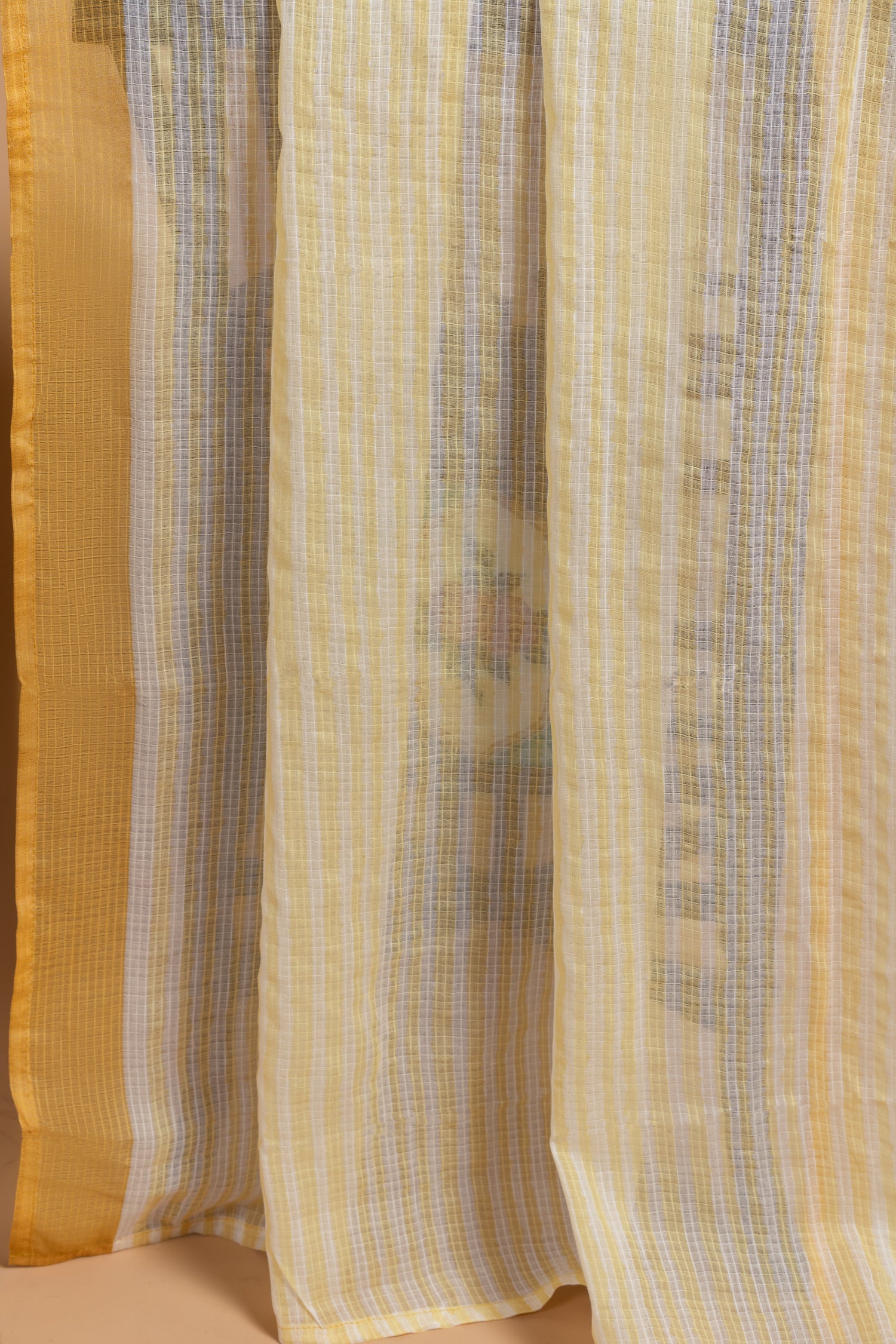 Afreen yellow Floral Cotton Printed Readymade Set